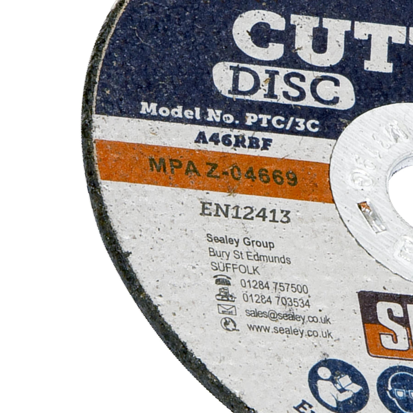 Sealey Cutting Disc 75 x 2mm 10mm Bore Grinding and cutting power tools