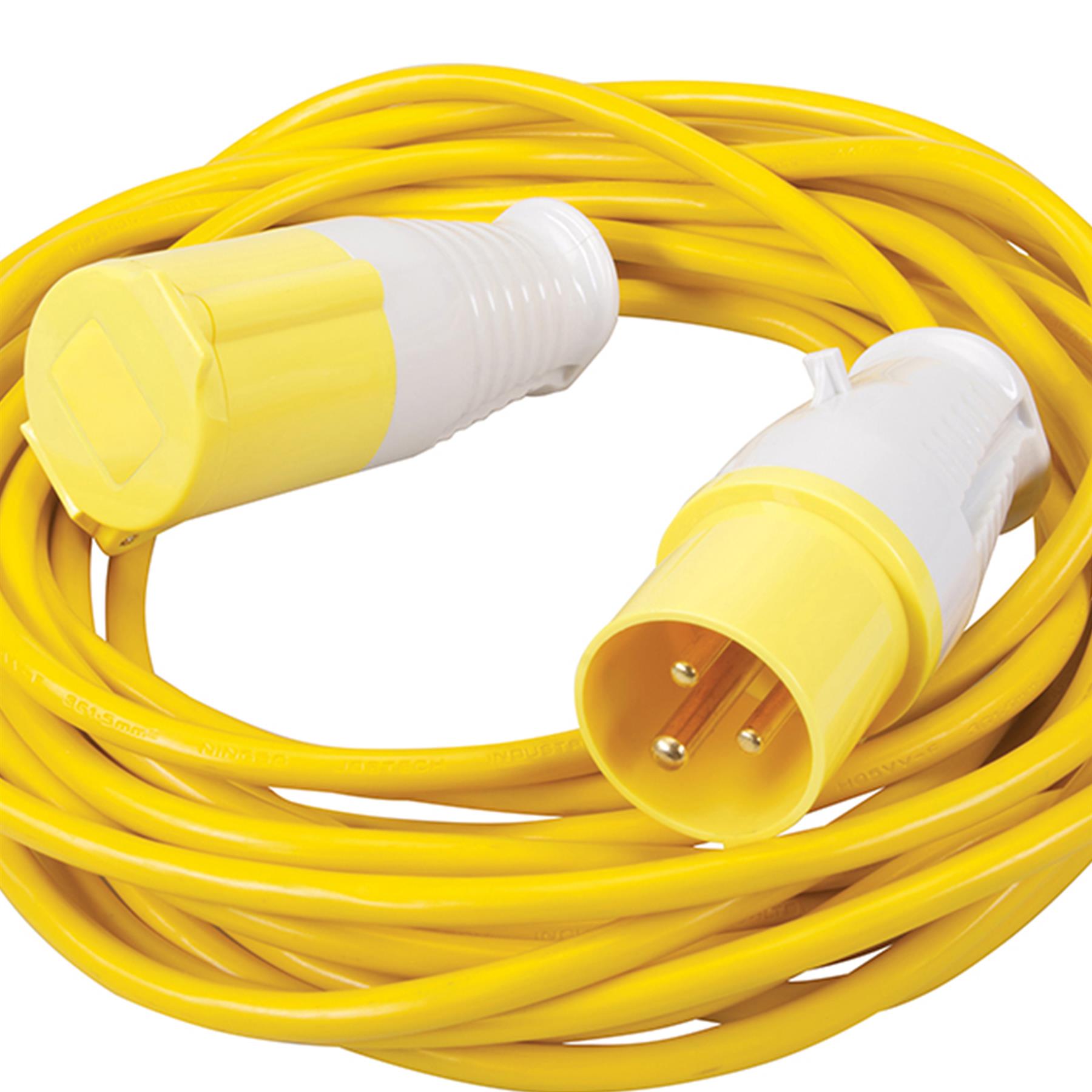 Heavy Duty Extension Lead 16A 110V 10M Home Camping Caravan Industrial Hook Up