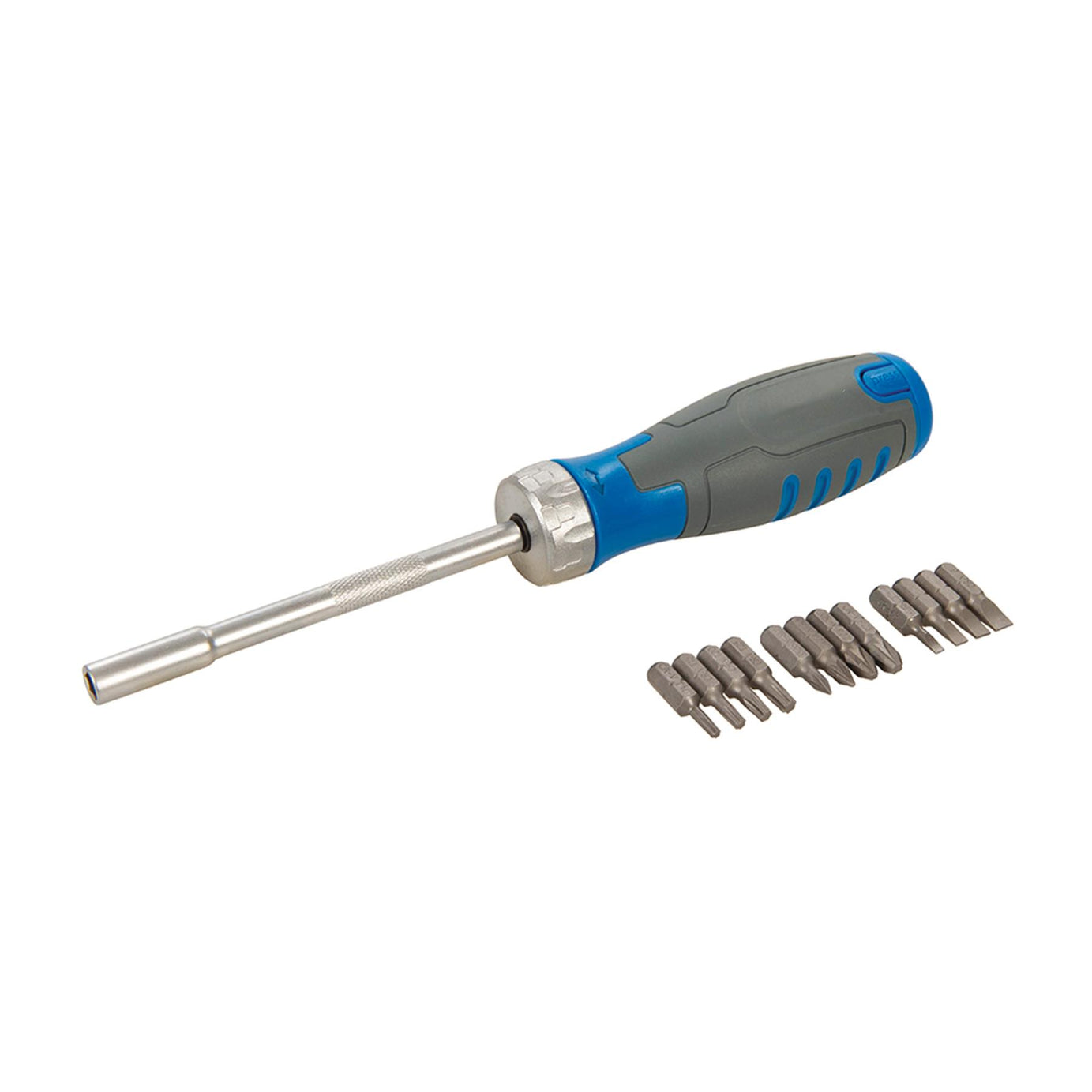 12-in-1 Multi-bit Ratchet Screwdriver Allows Access To Obscure / Confined Fixing