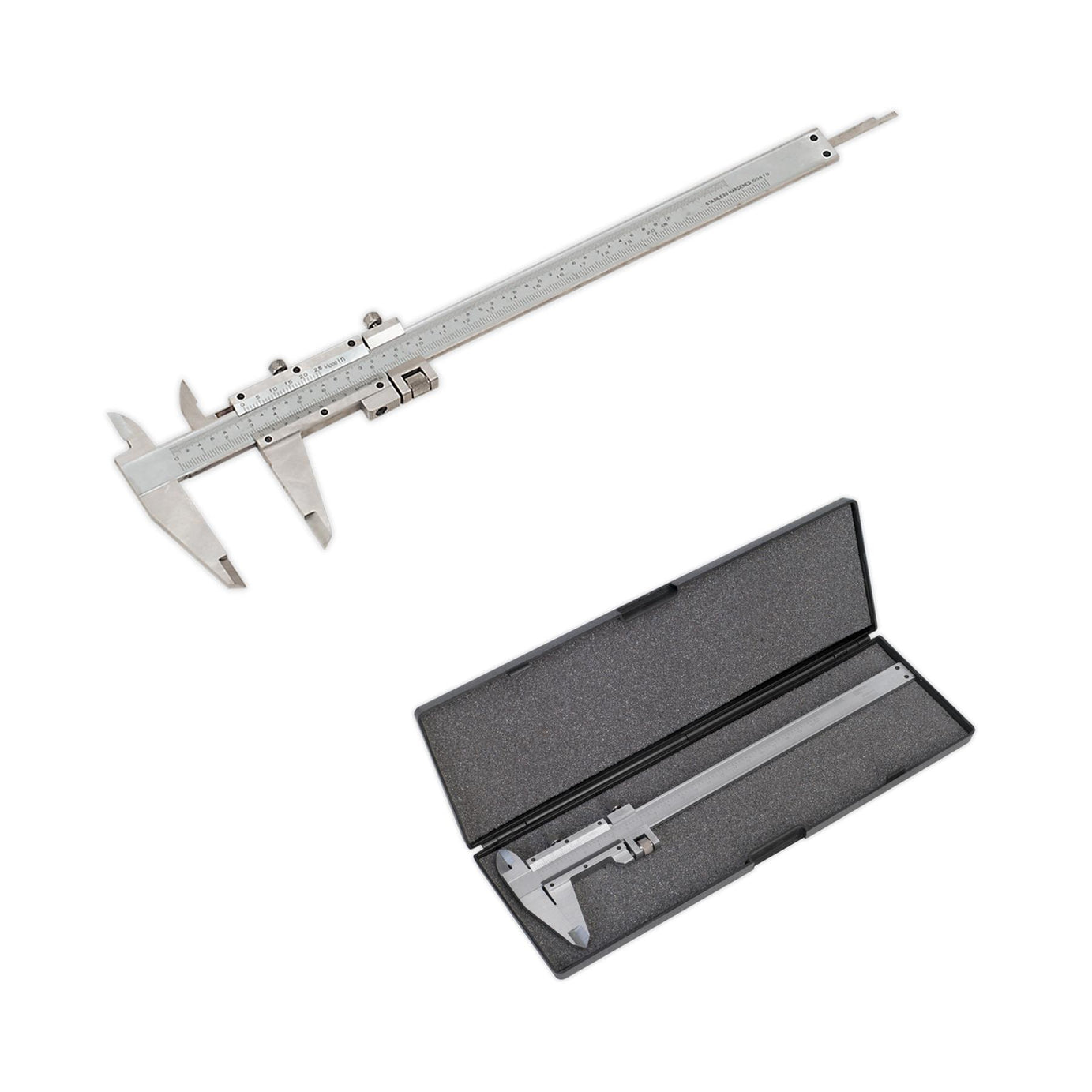 Sealey Vernier Caliper 200mm(8") (0.02mm - 1/1000" Acc)