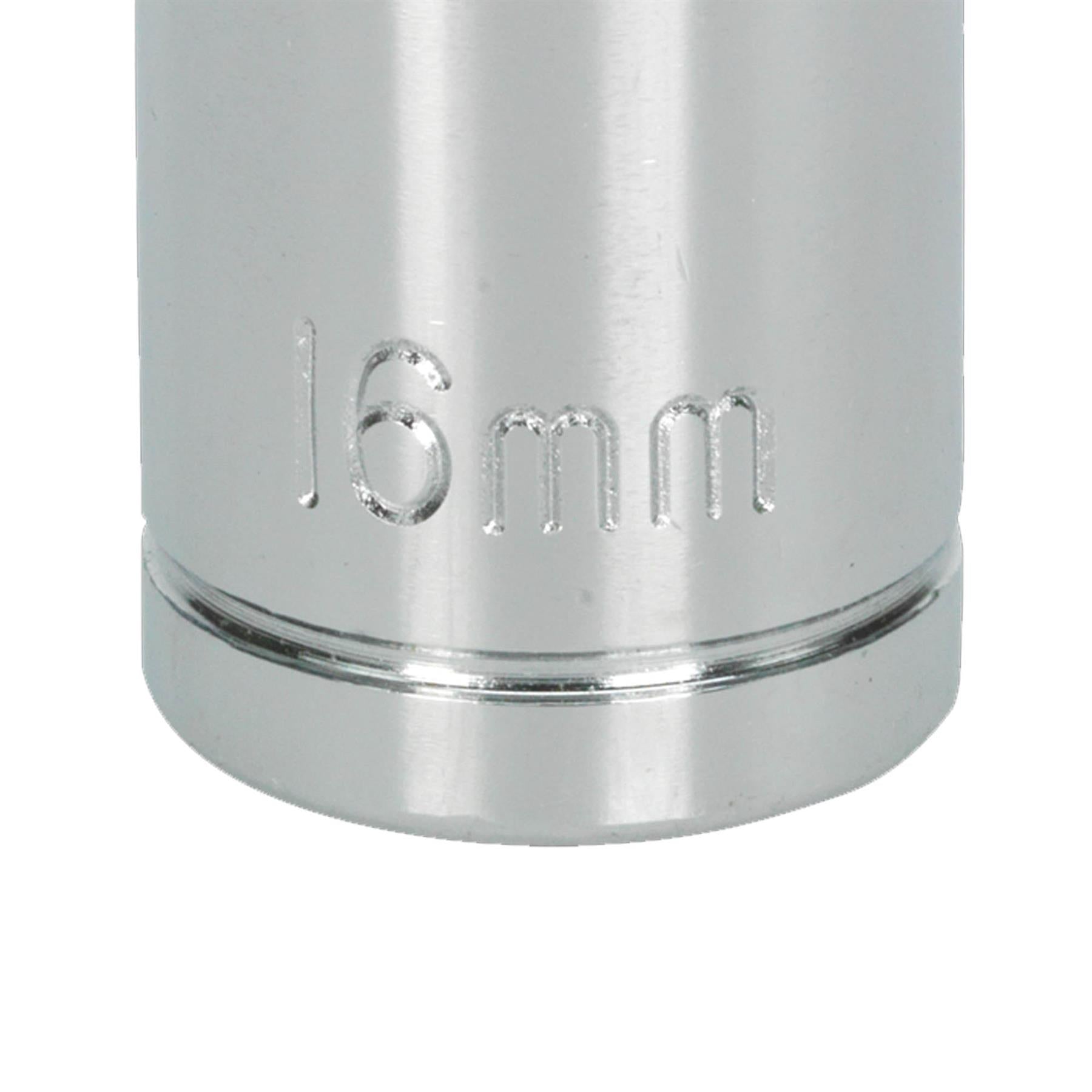 Sealey WallDrive Socket 16mm 1/2"Sq Drive