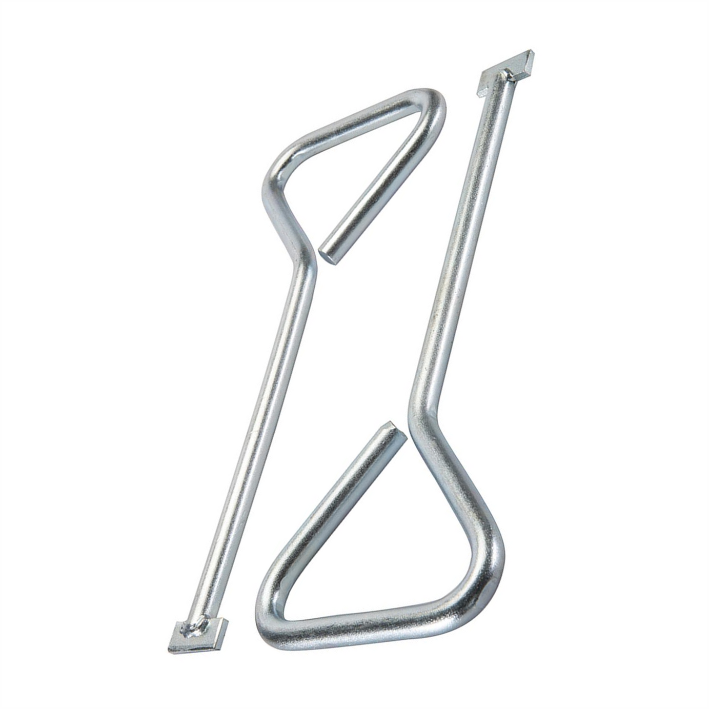 Manhole Cover Keys T-End 320mm Heavy Duty, Zinc-Plated Carbon Steel 2Pk