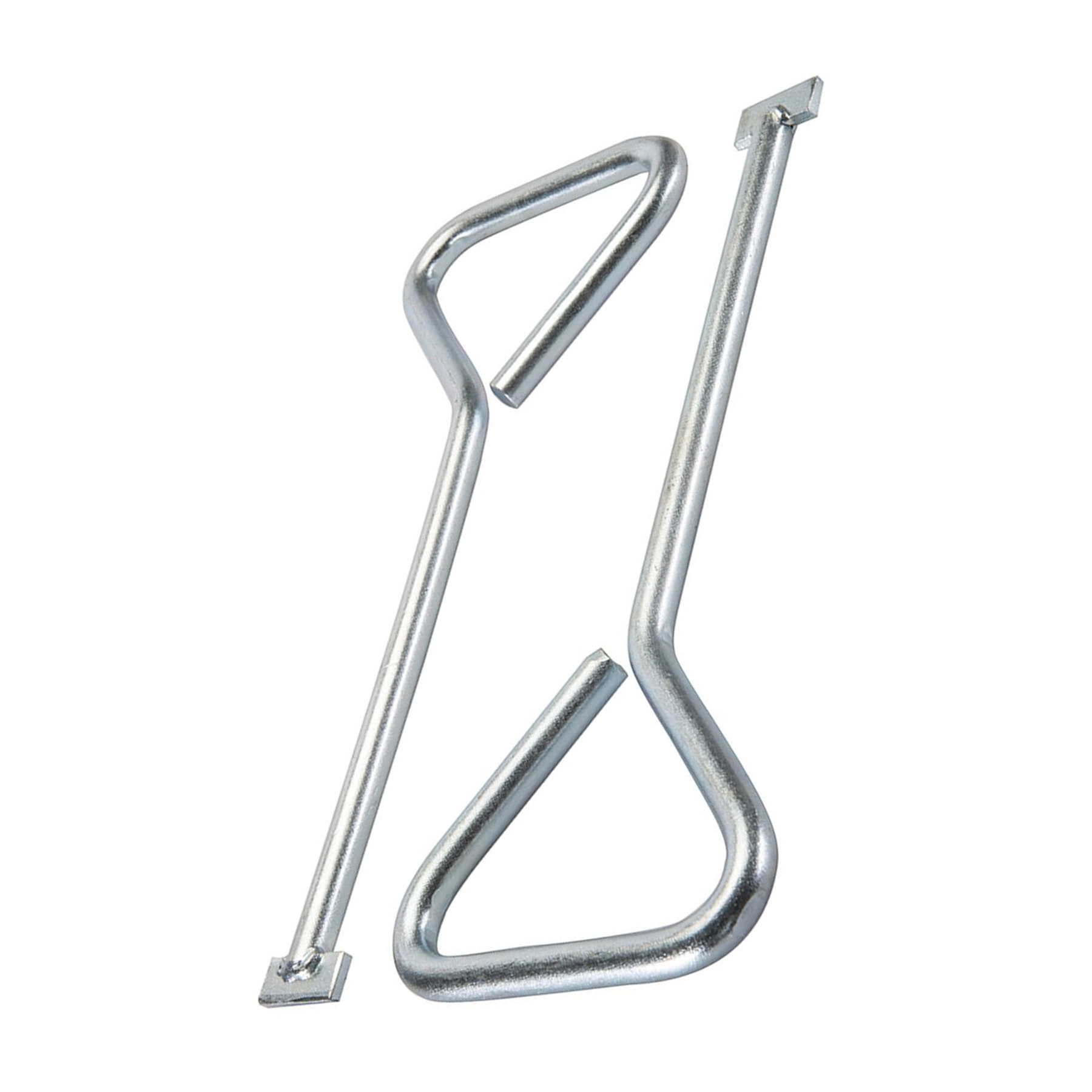 Manhole Cover Keys T-End 320mm Heavy Duty, Zinc-Plated Carbon Steel 2Pk