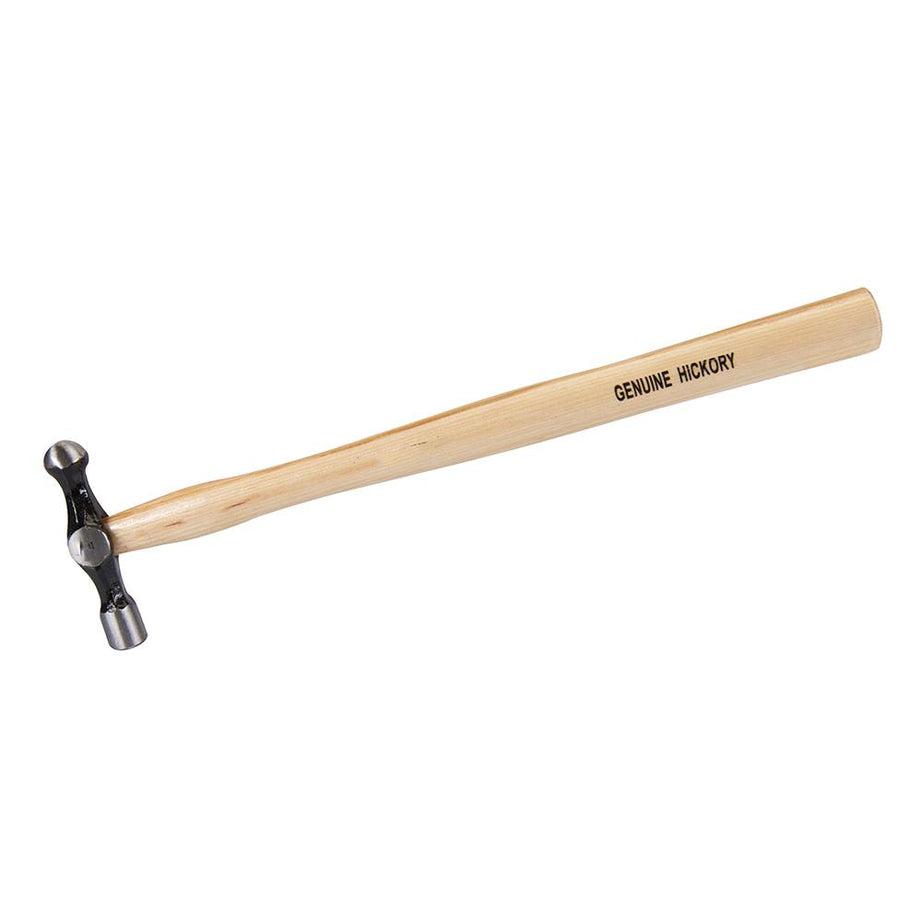 Hickory Ball Pein Hammer Forged Steel Head Hickory Shaft 4oz (113g) STriking Shaping Objects