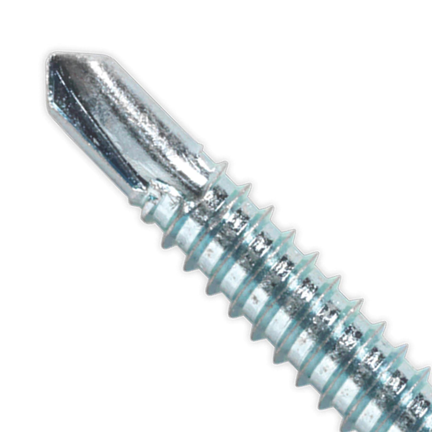 Sealey Self Drilling Screw 6.3 x 50mm Hex Head Zinc Pack of 100