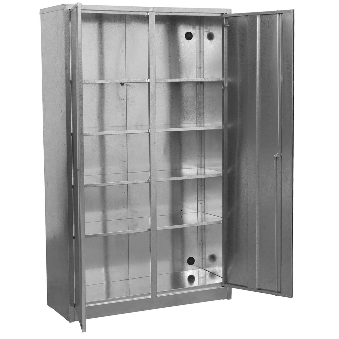 Sealey Galvanized Steel Floor Cabinet 4-Shelf Extra-Wide