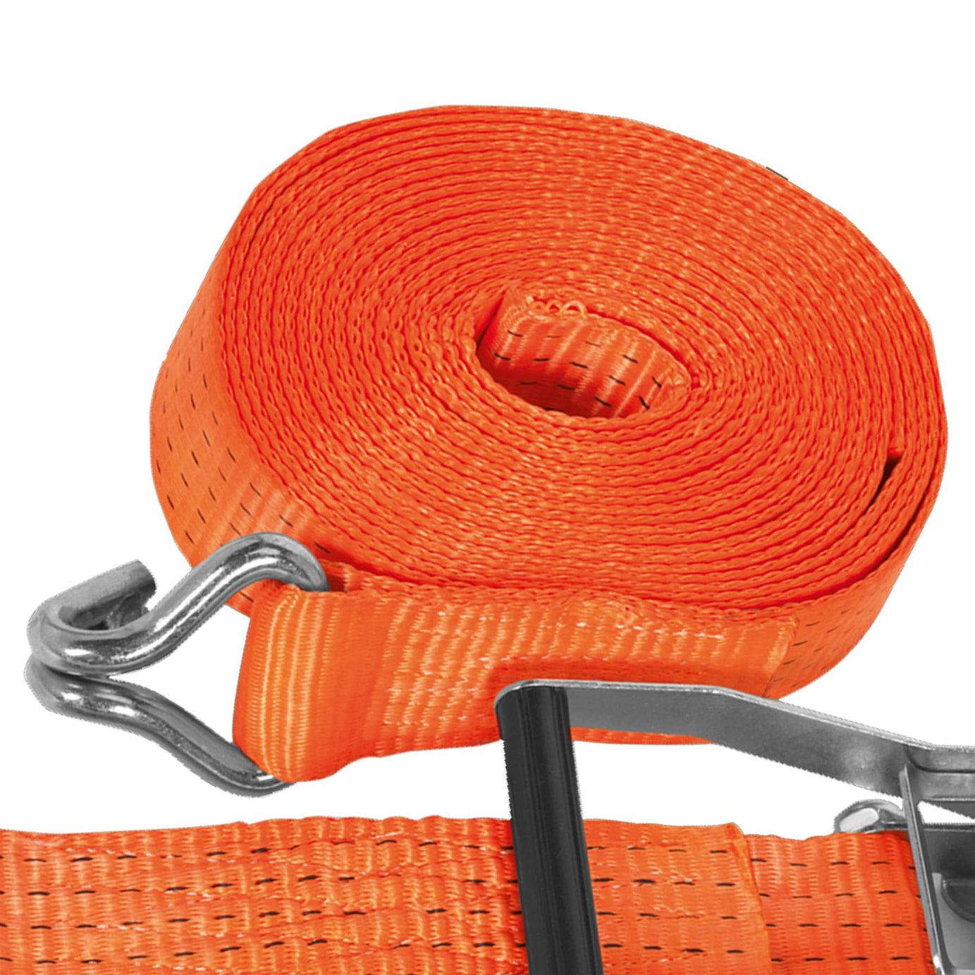 Sealey Ratchet Tie Down 50mm x 6m Polyester Webbing 5000kg Breaking Strength