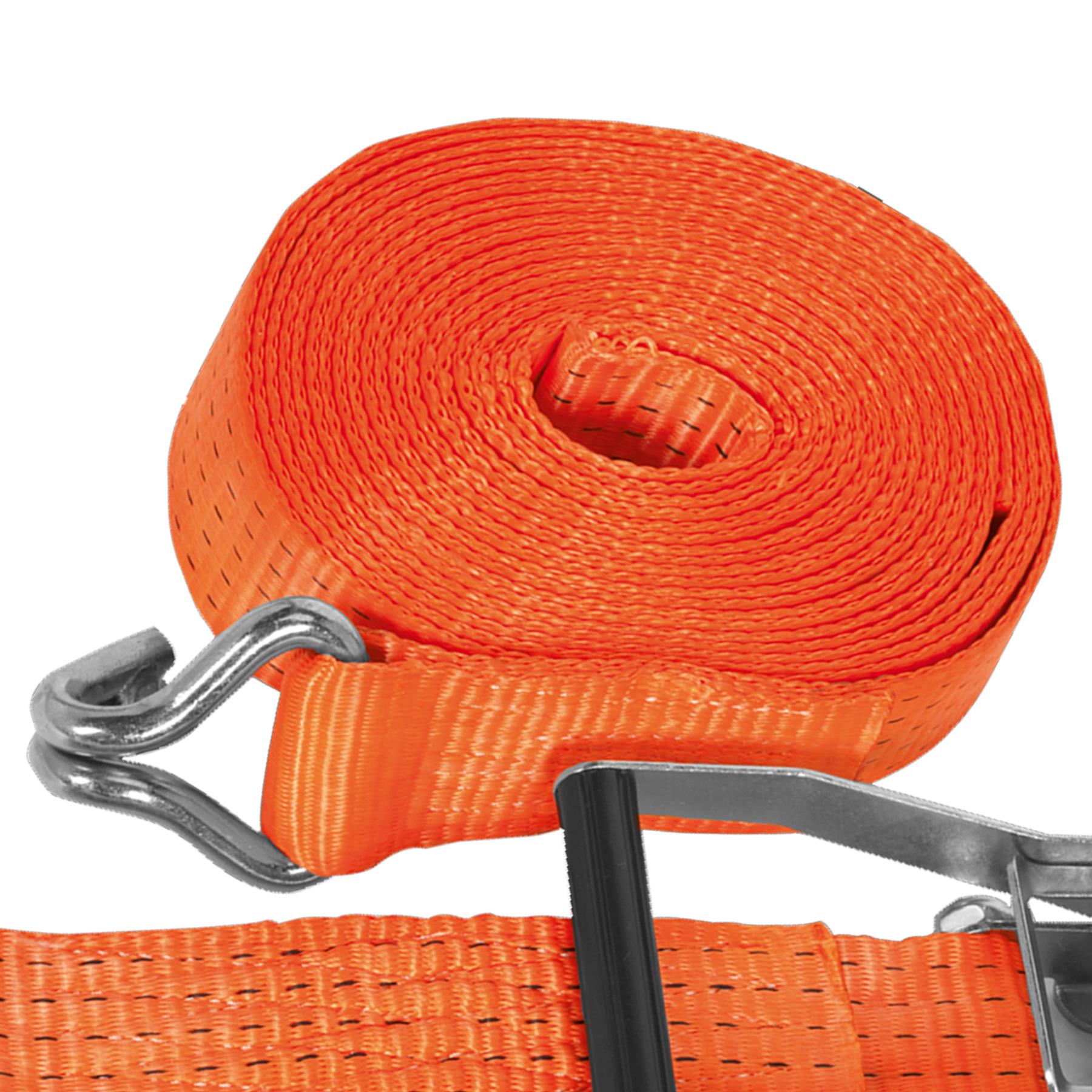 Sealey Ratchet Tie Down 50mm x 6m Polyester Webbing 5000kg Breaking Strength