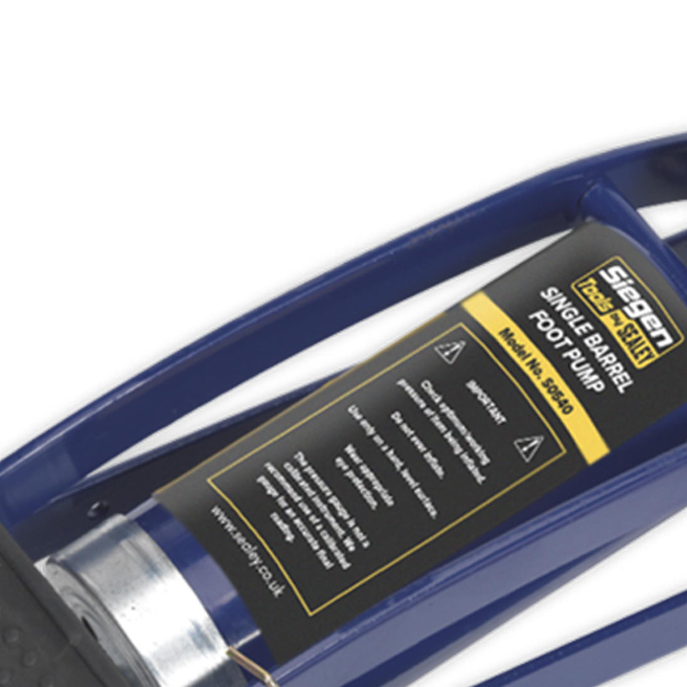 Sealey Foot Pump Single Barrel