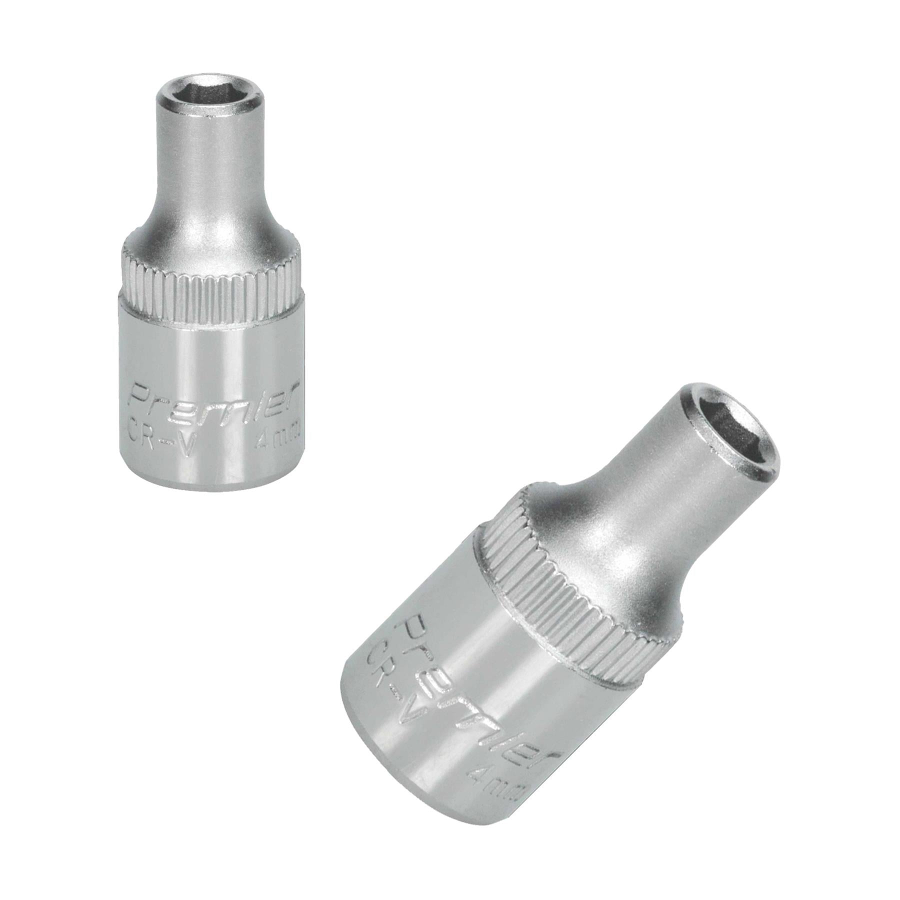 Sealey WallDrive Socket 4mm 1/4"Sq Drive  Chrome Vanadium Steel
