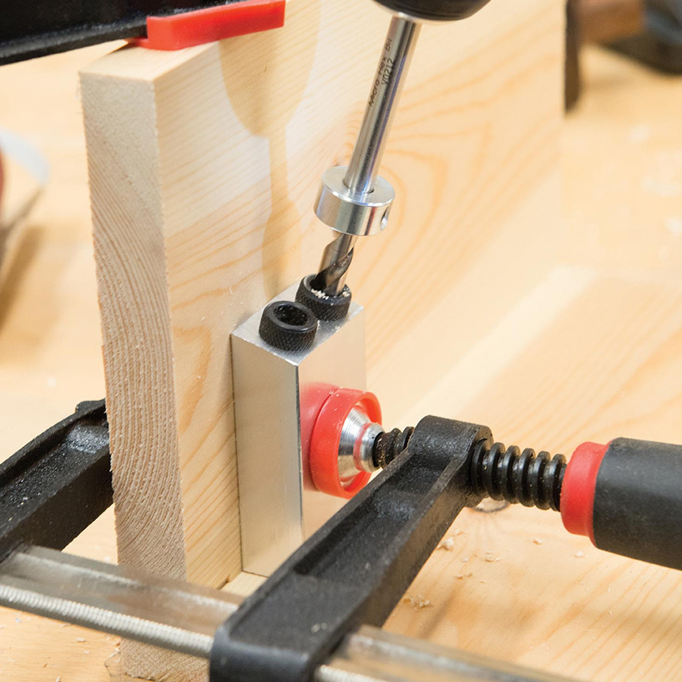 Pocket Hole Drill Jig System Complete New Accurate Kit From Solid Aluminium