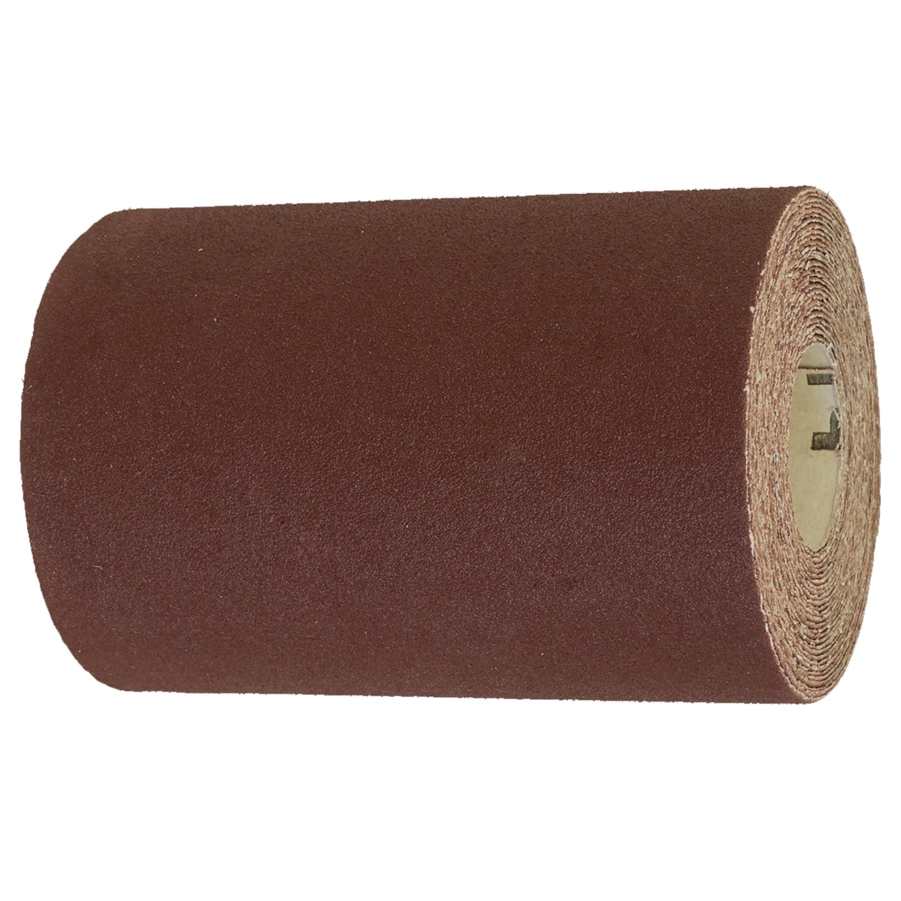 Production Sanding Roll 115mm x 5m - Fine 120Grit Sealey