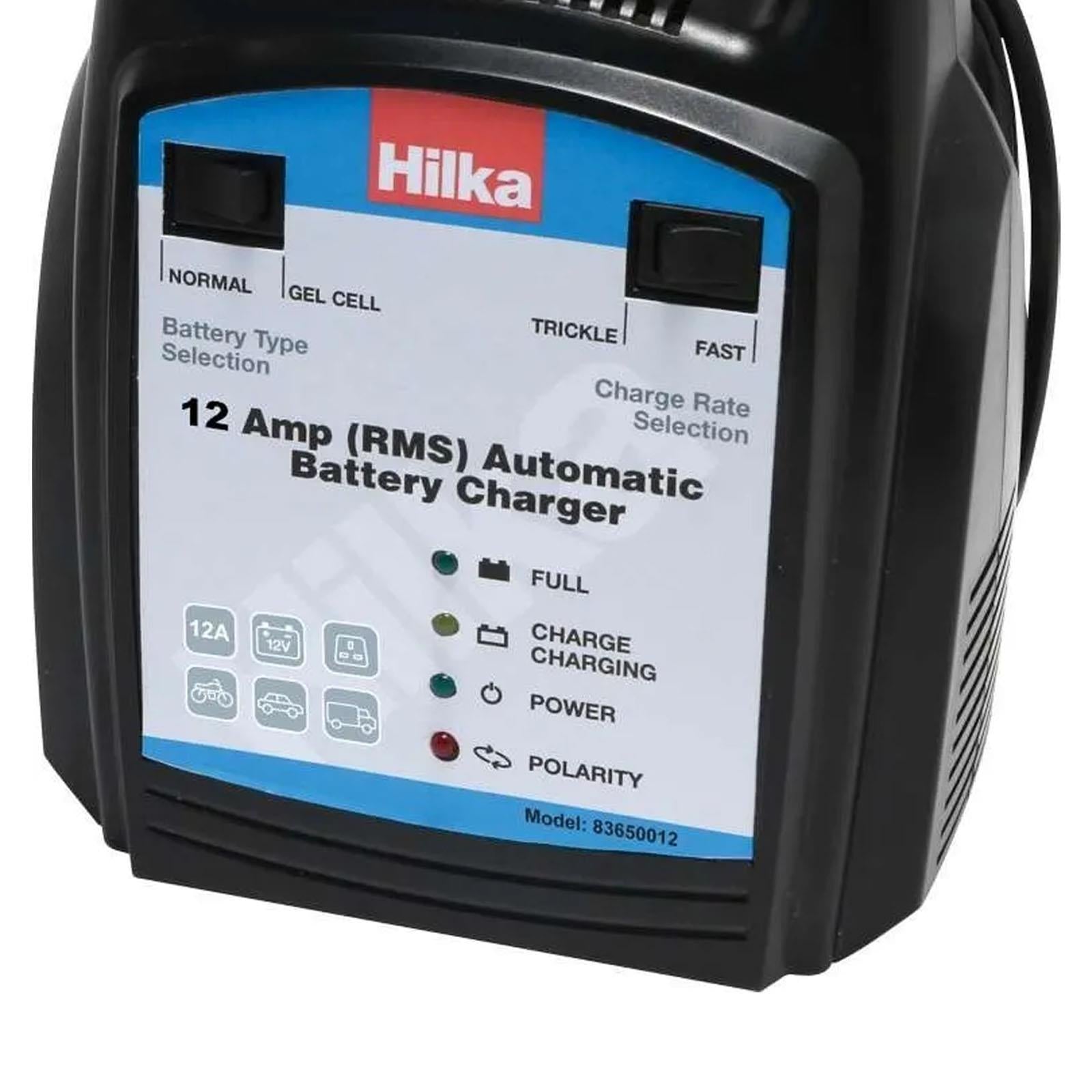 12 Amp Car Automatic Battery Charger 12V