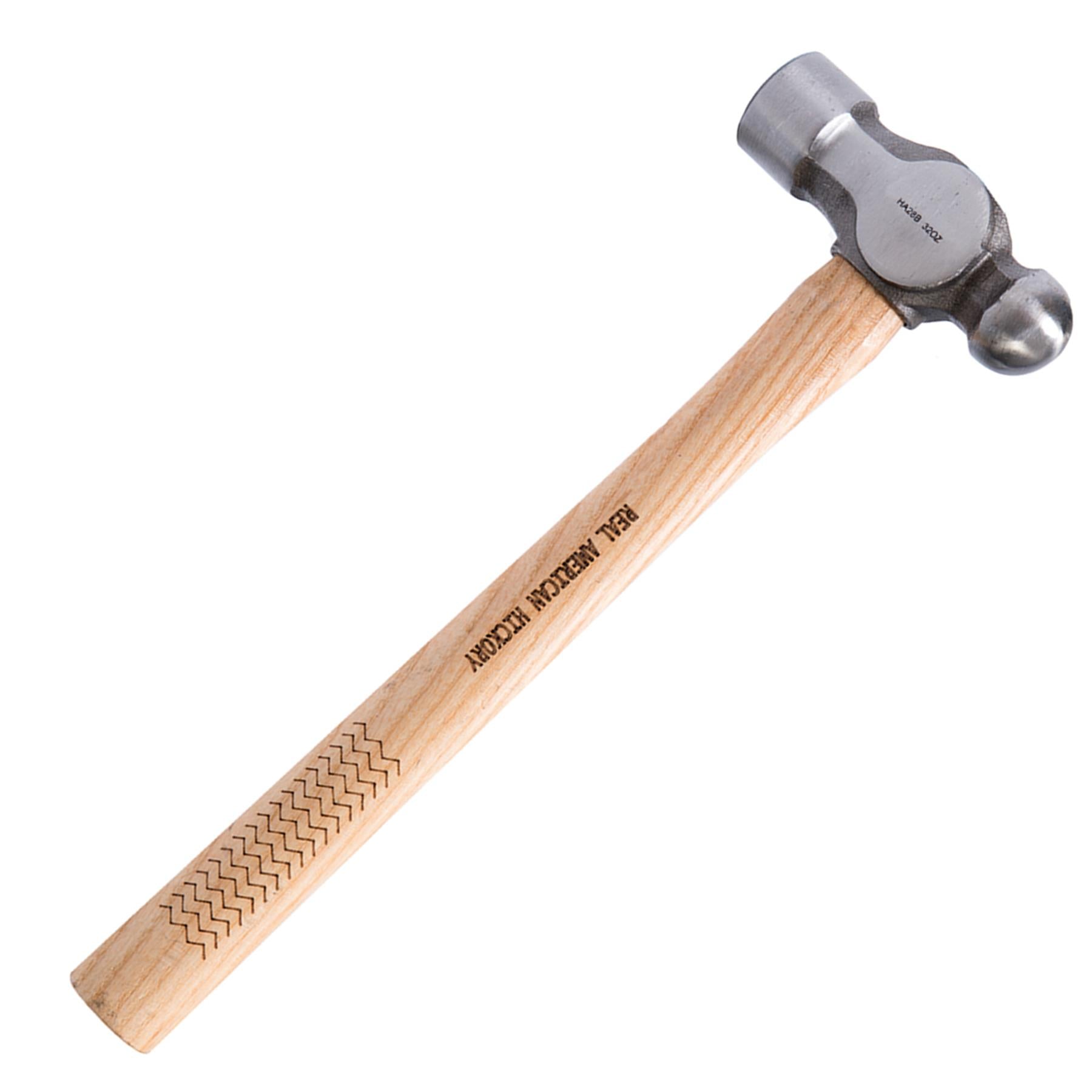 Hickory Ball Pein Hammer 32Oz (907G) Strong Forged Steel Metal Punching Riveting