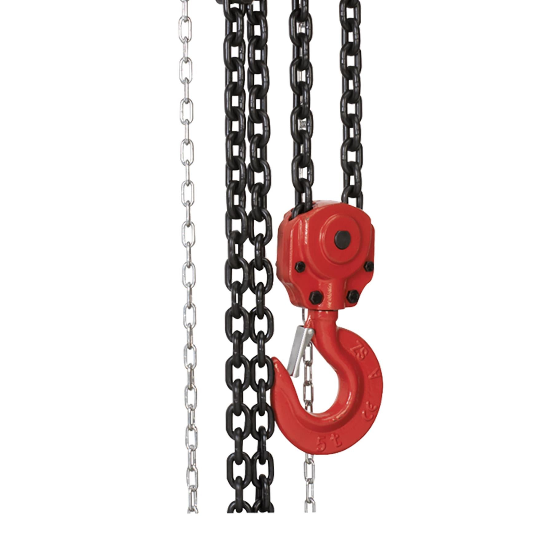 Sealey Chain Block 5tonne 3m Mechanical Load Brake for extra safety
