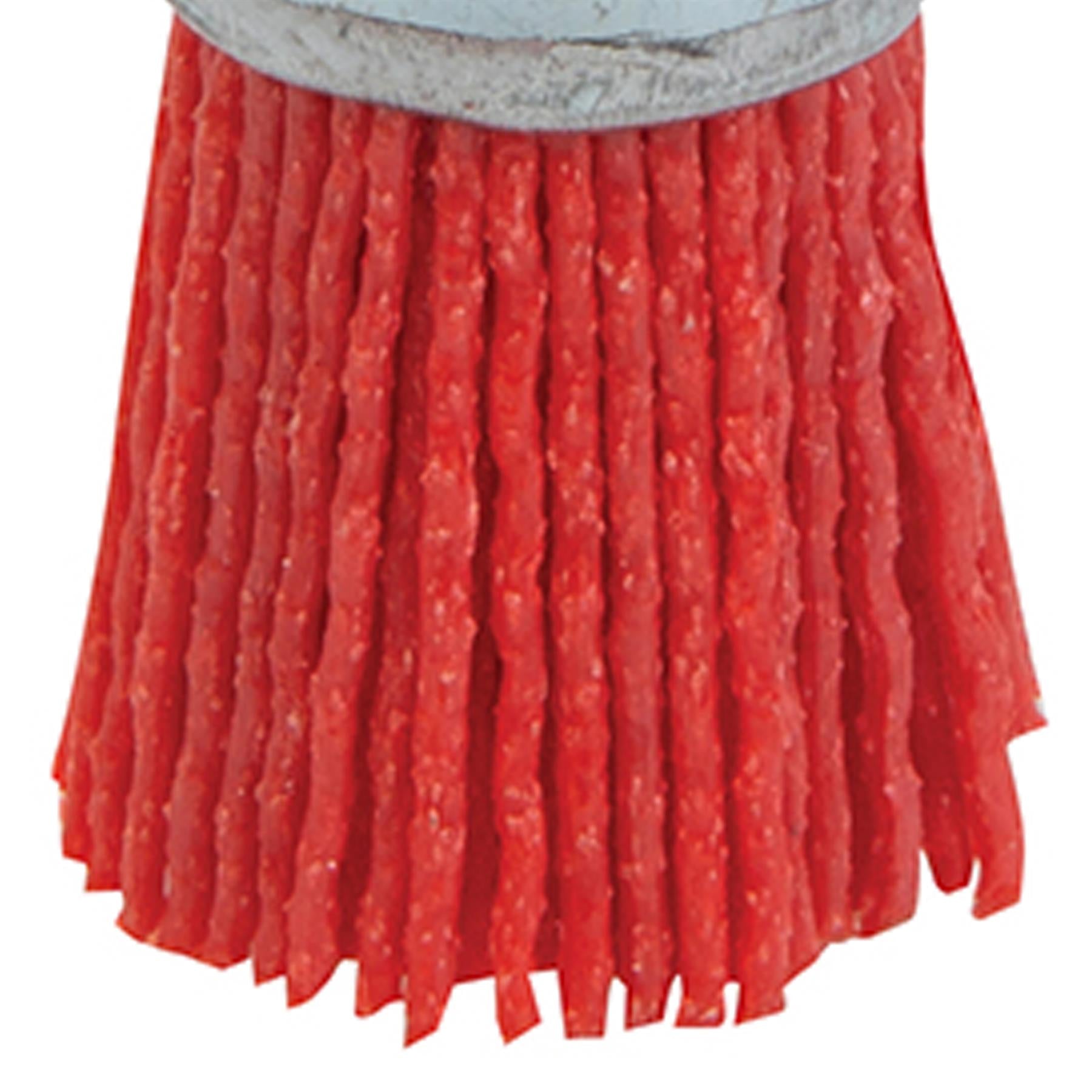 Filament Flap Brush 24mm Coarse Flap Brush Nylon Threads Impregnated
