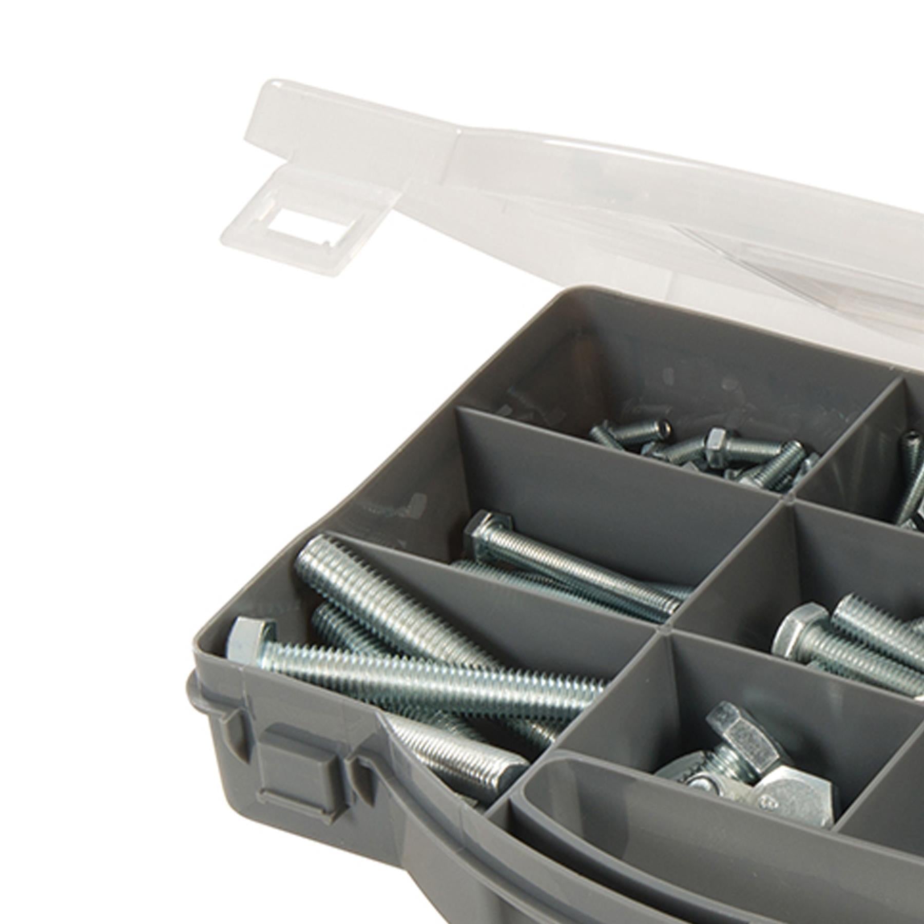 145Pce High Tensile Bolts Pack High-Tensile Steel Bzp Hex-Head Bolts Hardened