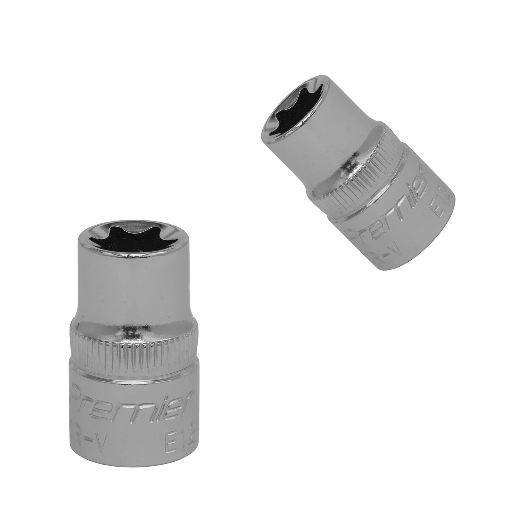 Sealey TRX-Star* Socket E12 3/8"Sq Drive Chrome Vanadium Steel