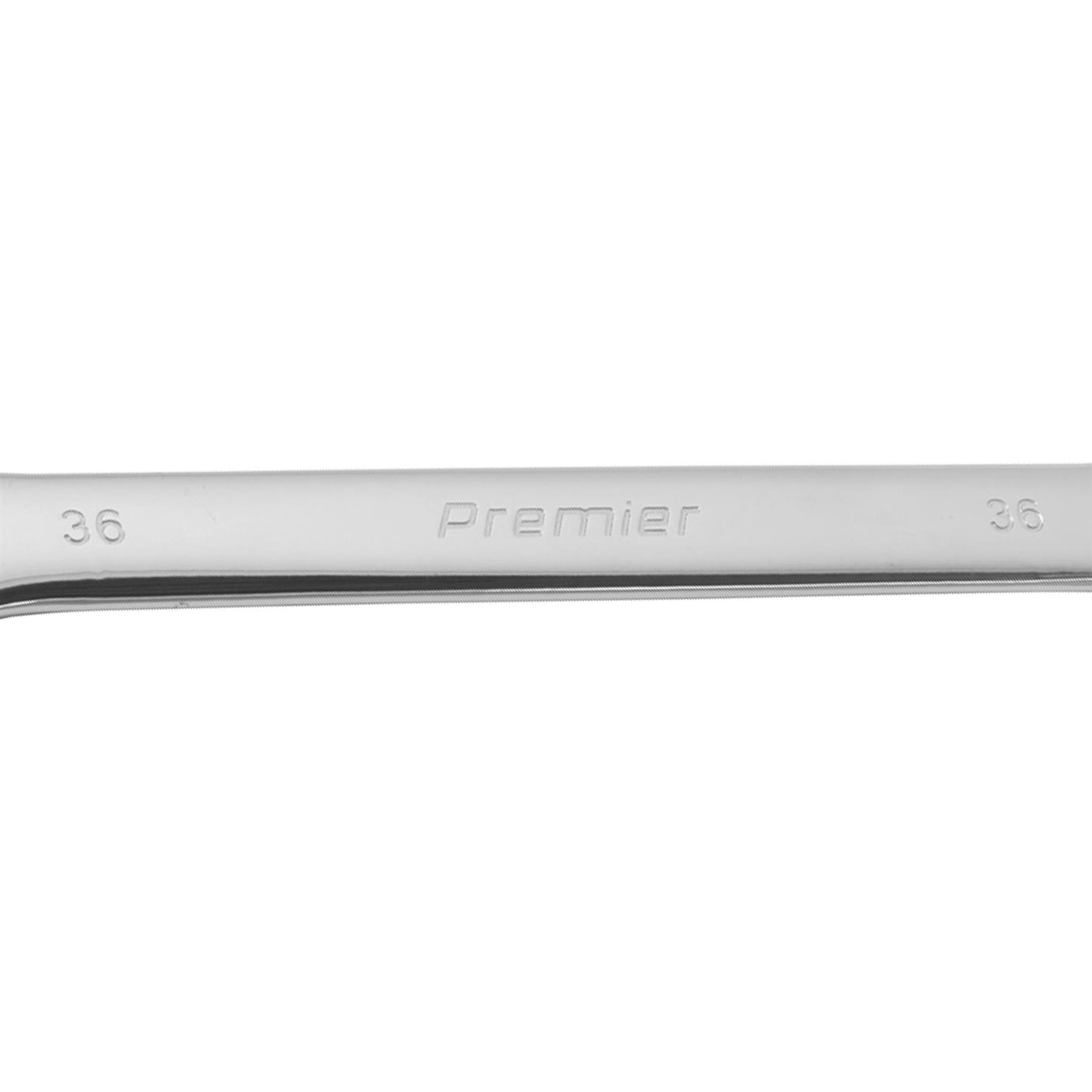 Sealey 36mm Super Jumbo Combination Spanner, Hard/Durable, Chrome Vanadium Steel