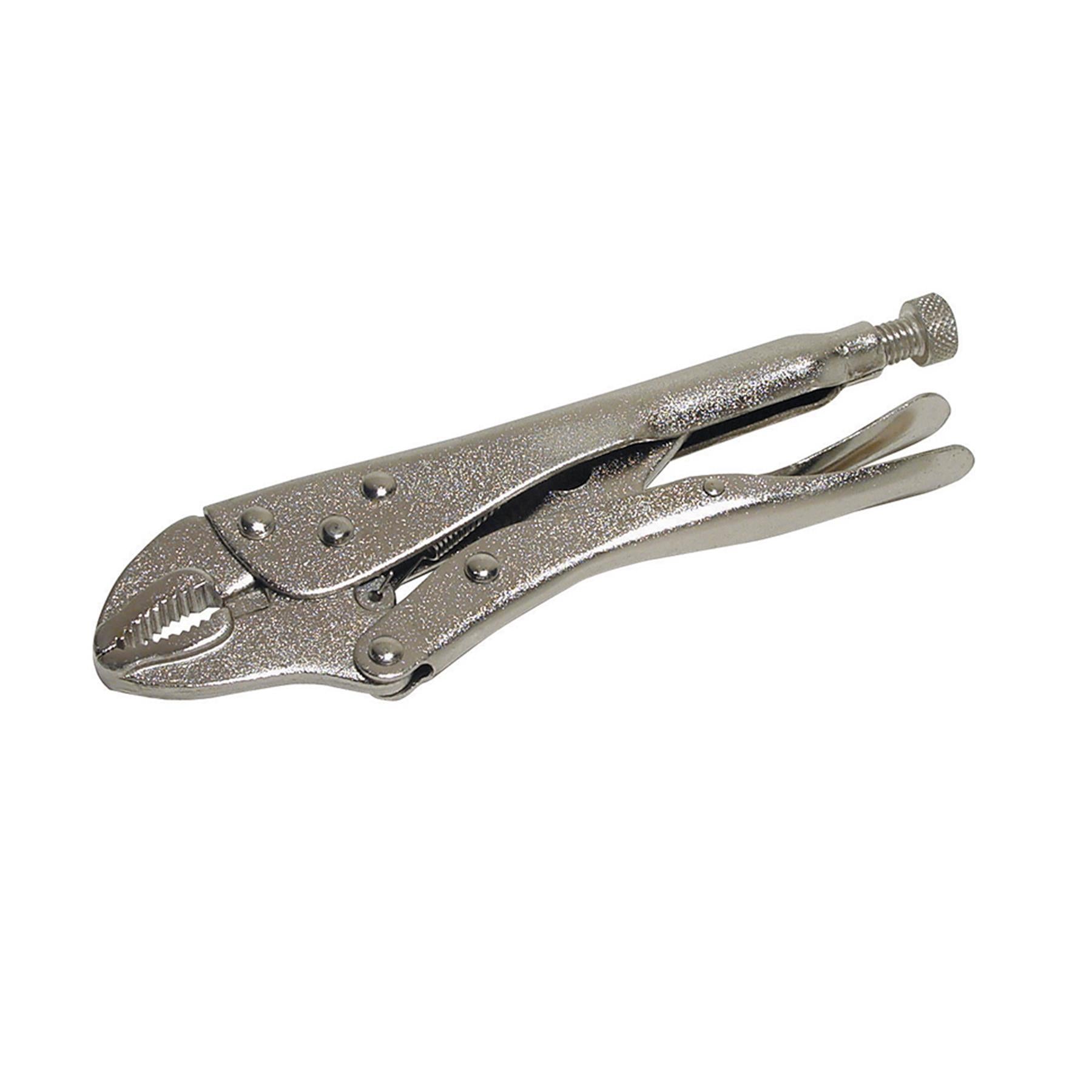 Self Locking Pliers - 220mm Curved Easy Screw Adjustment For Controlled Grip