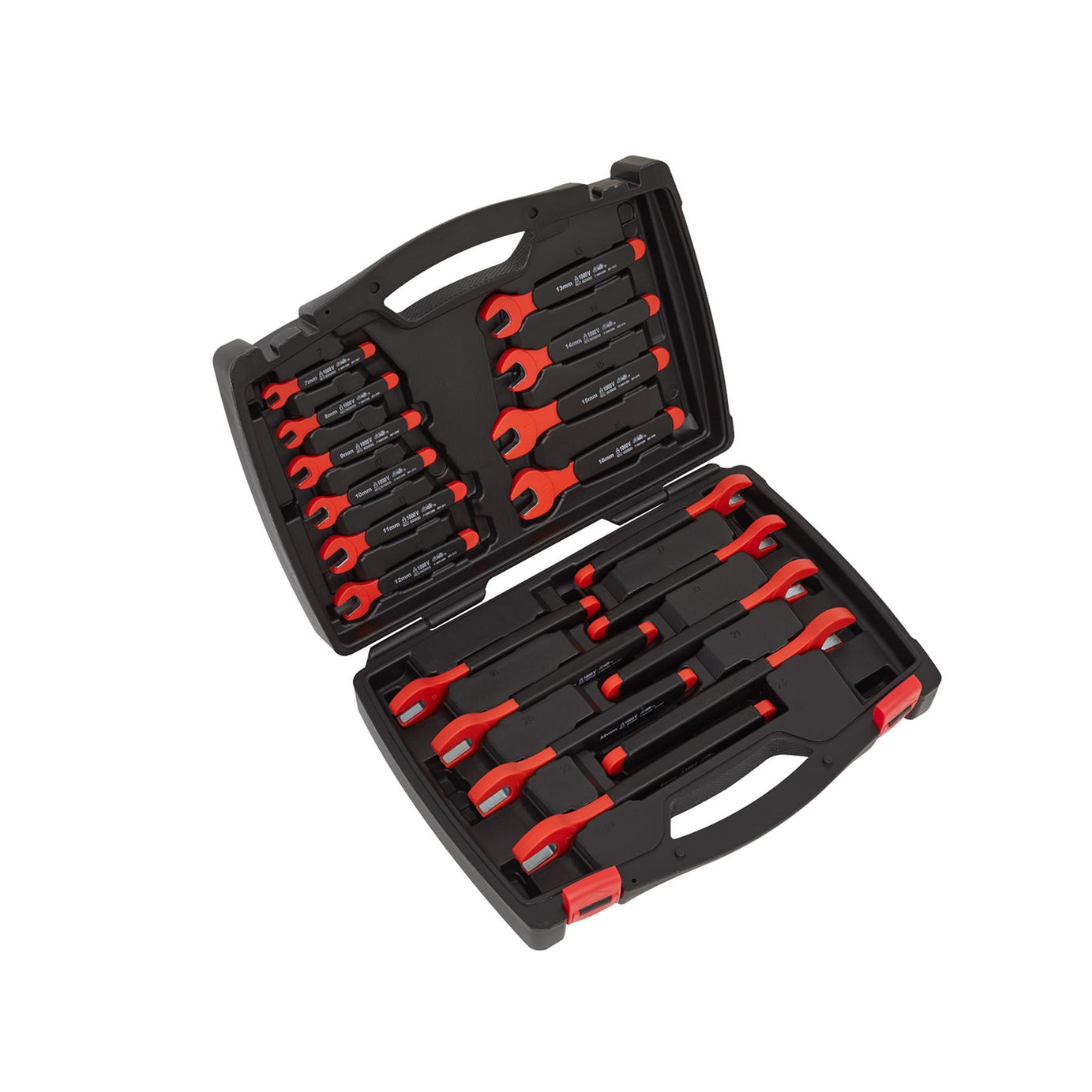 Sealey Insulated Open-End Spanner Set 18pc VDE Approved