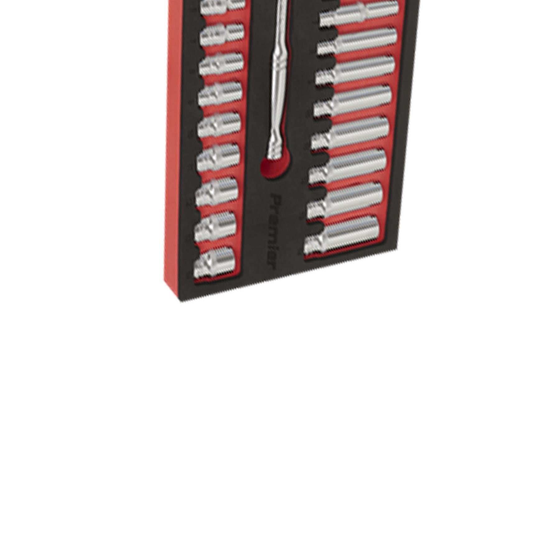 Sealey Ratchet Wrench & Socket Set 27pc 1/4"Sq Drive