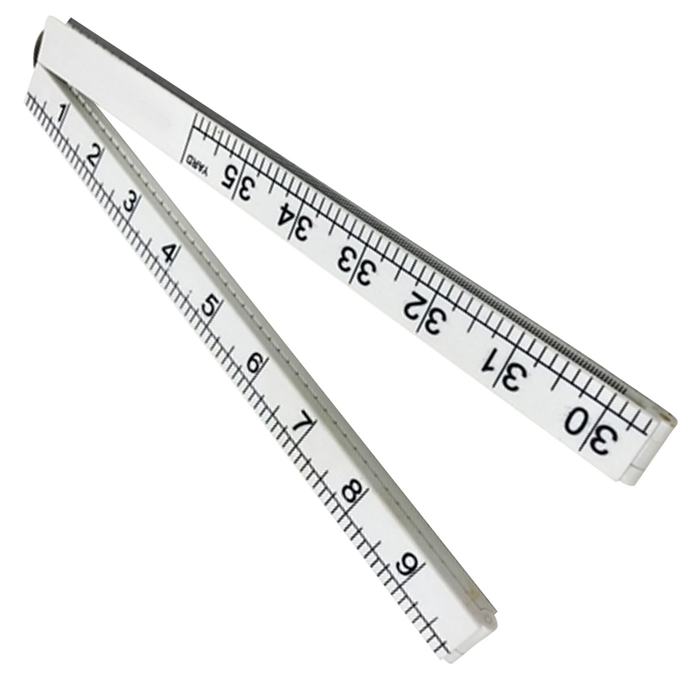 1m Yard Stick Folding Ruler Plastic Rule Mesaure Metre 3ft Yellow 1000 ...