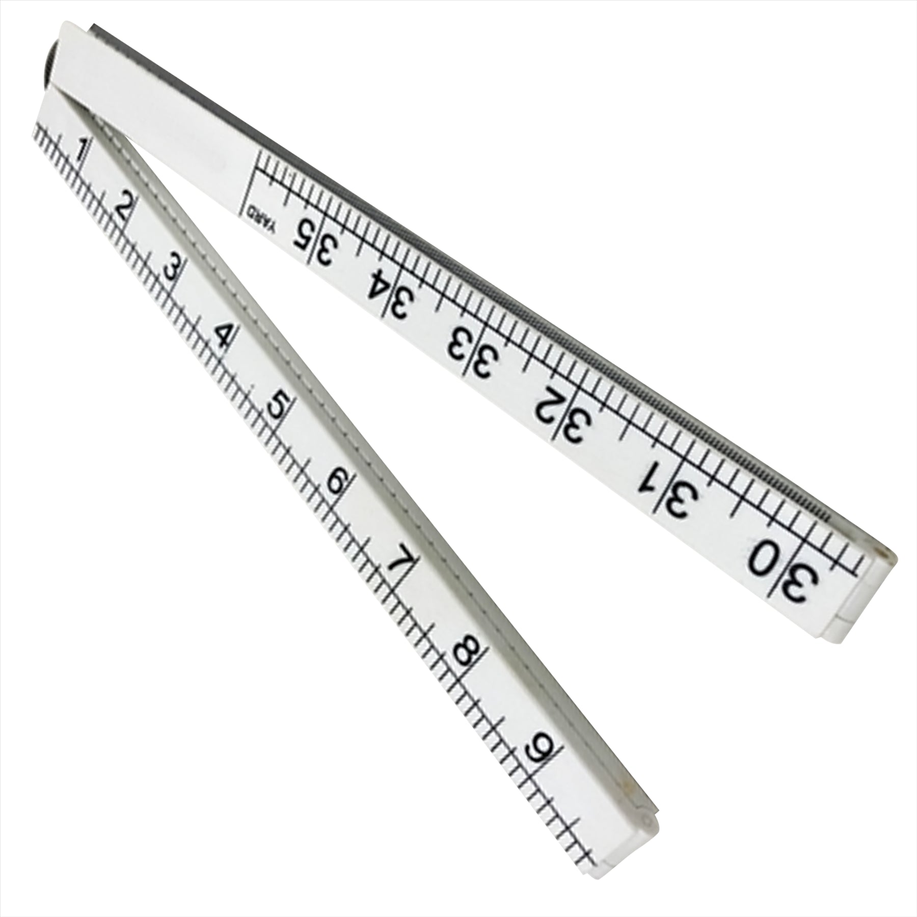 1m Yard Stick Folding Ruler Plastic Rule Mesaure Metre 3ft Yellow 1000mm