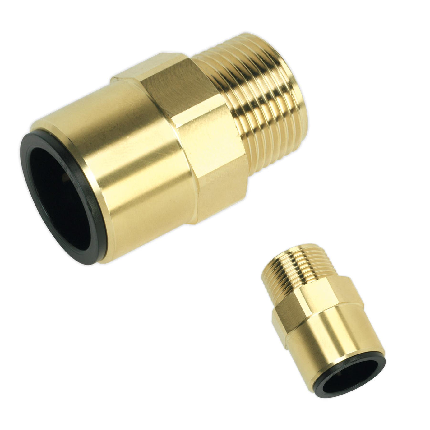 Sealey Straight Adaptor 22mmx3/4"BSPT Brass (Speedfit - MM012206N)