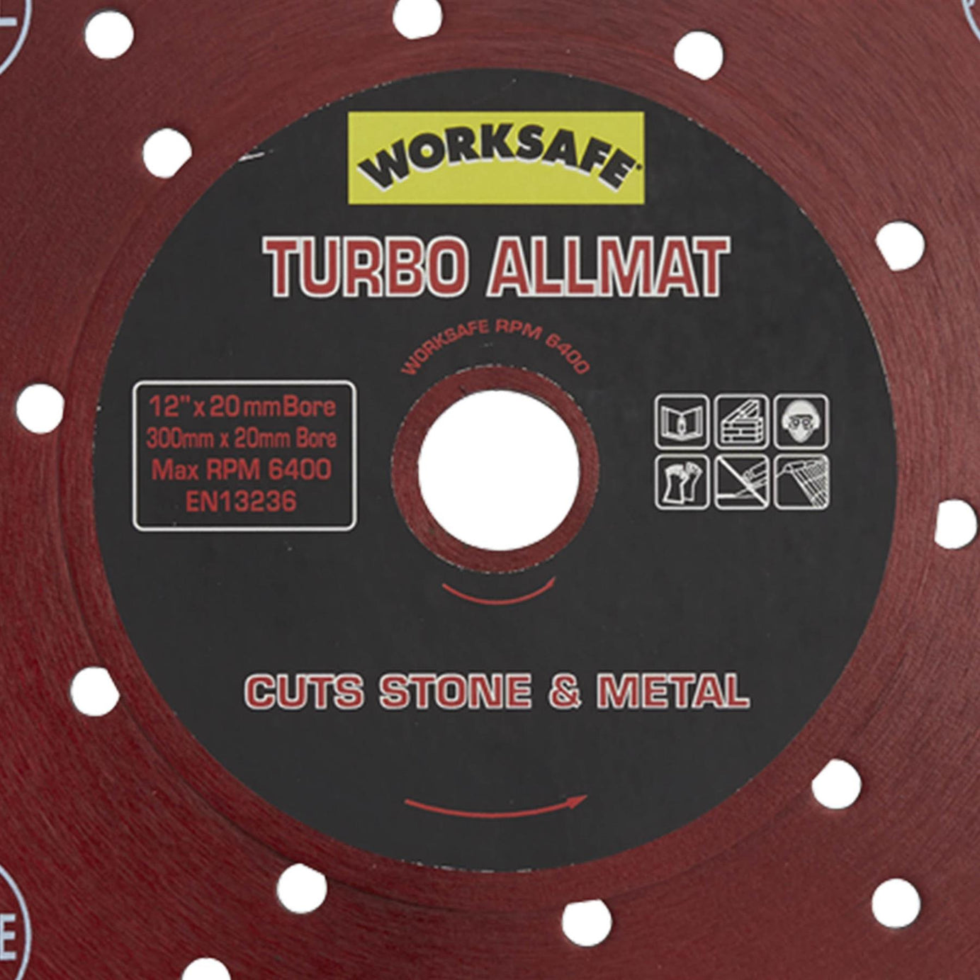 Sealey Turbo Allmat Diamond Blade Ø300 x 20mm