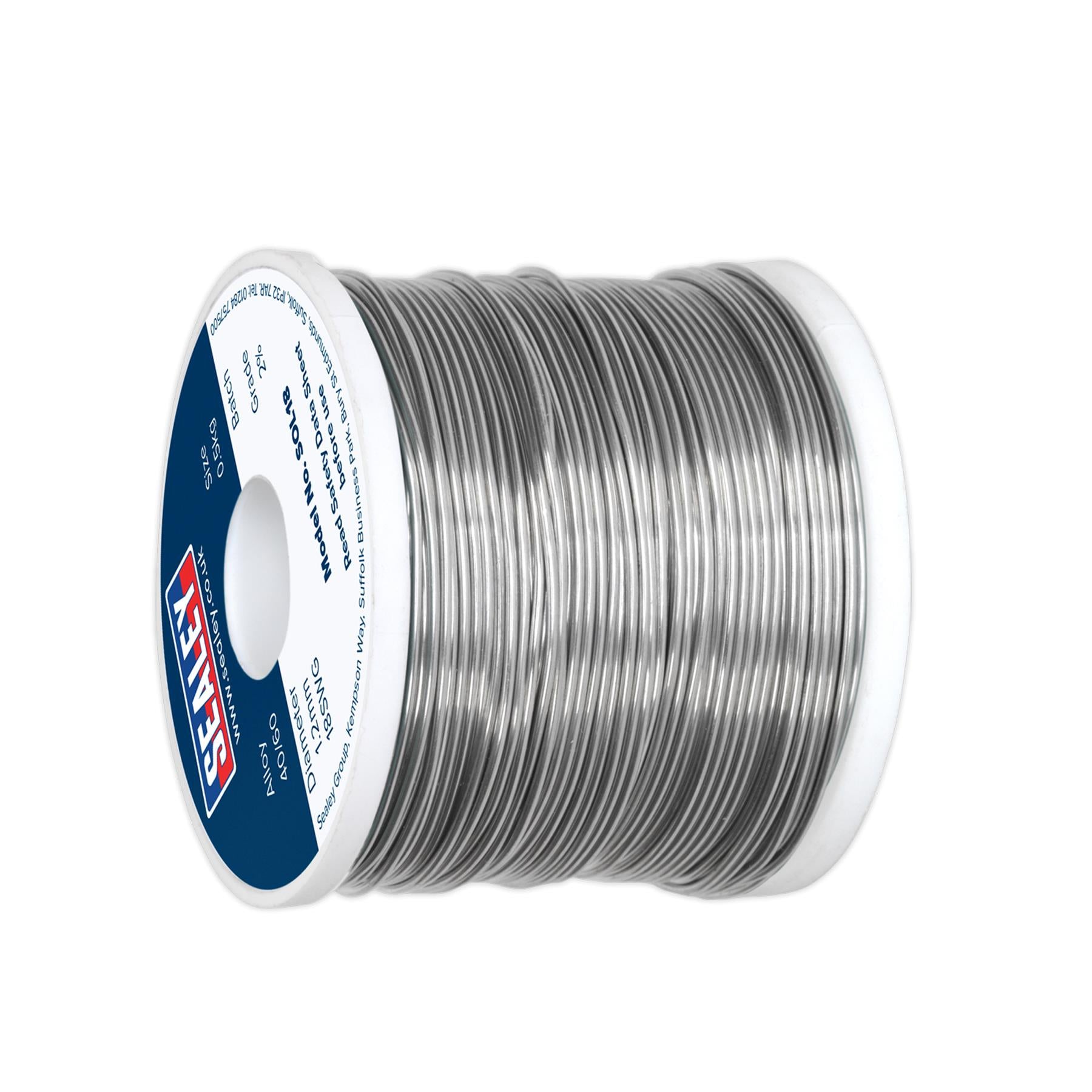 Sealey Solder Wire Quick Flow 1.2mm/18SWG 40/60 0.5kg Reel