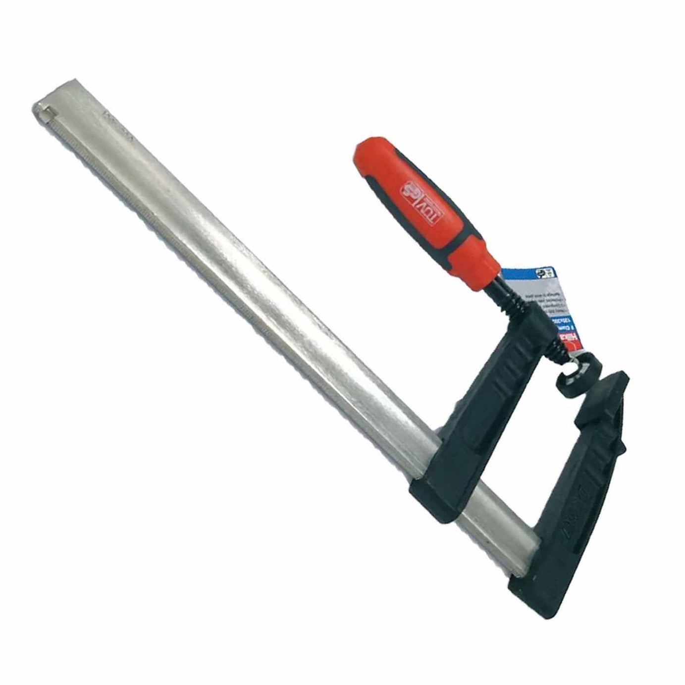 F clamp with soft grip