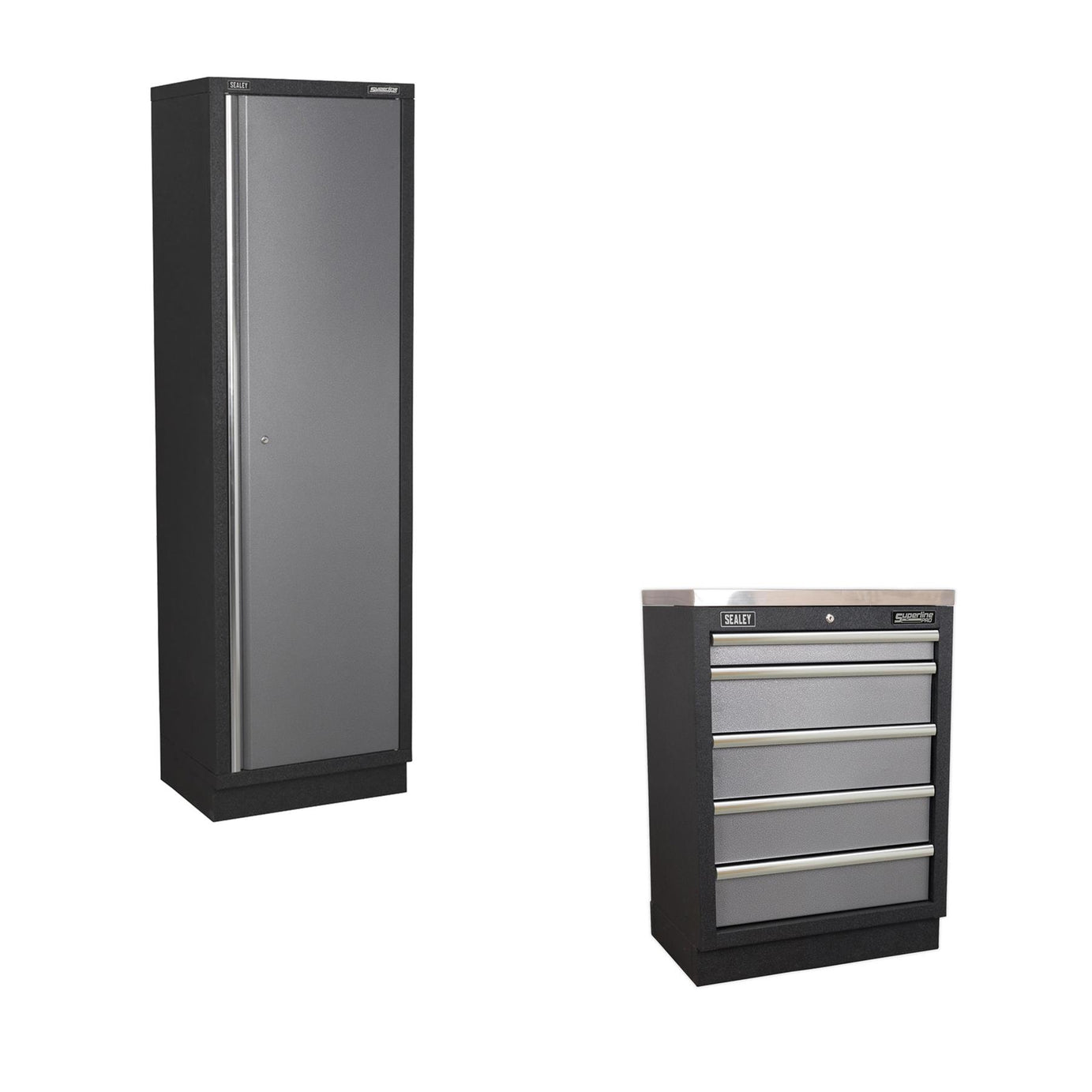 Sealey Superline Pro 3.2m Storage System - Wood Worktop