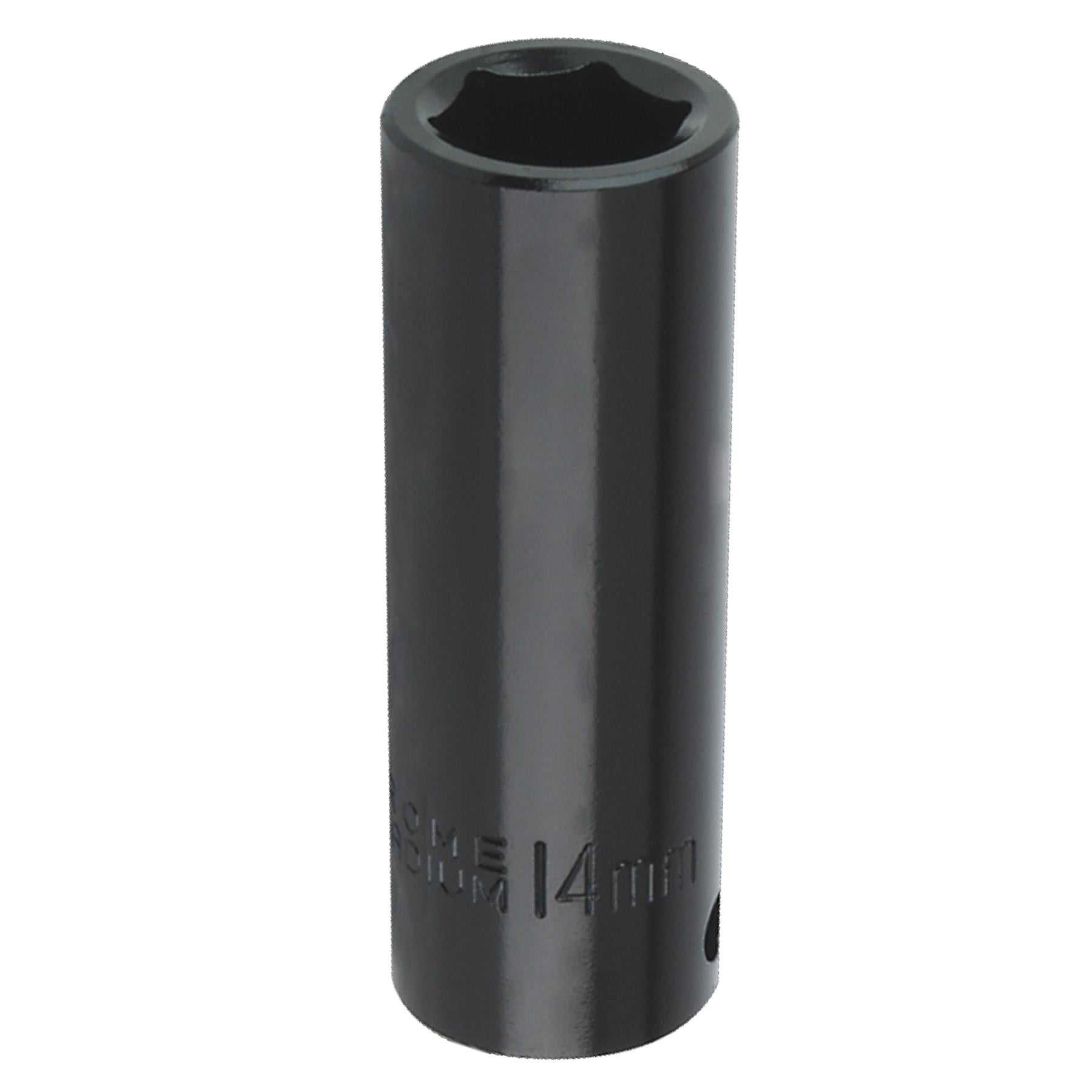Sealey Impact Socket 14mm Deep 3/8"Sq Drive Chrome Vanadium