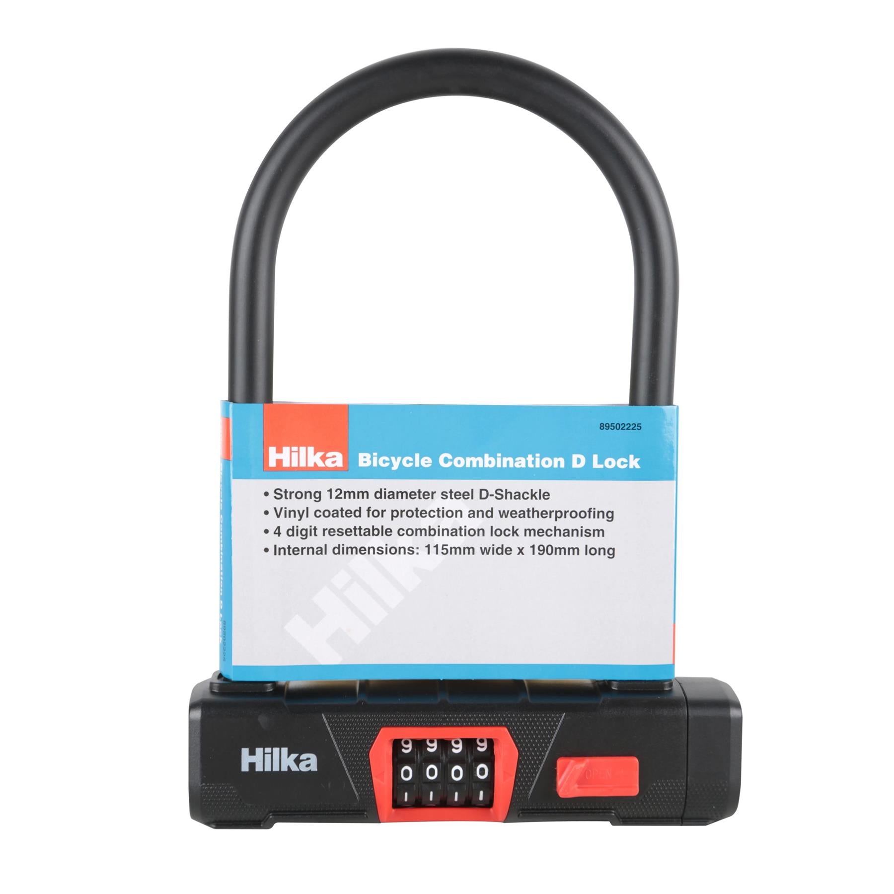 Heavy Duty Bicycle Combination D Lock