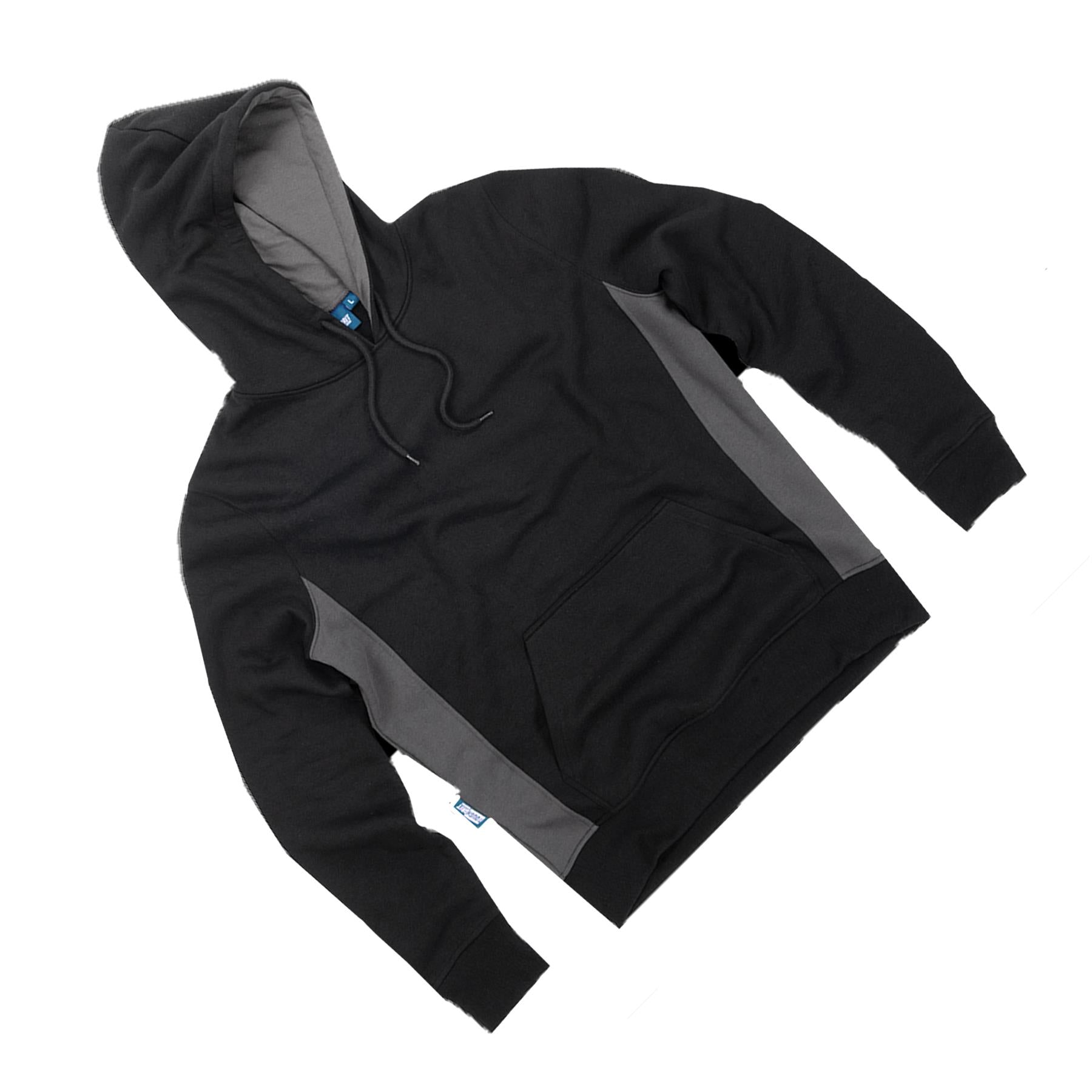 Tough Grit 2-Tone Trade Tech Windproof Hoodie Black/Charcoal XS