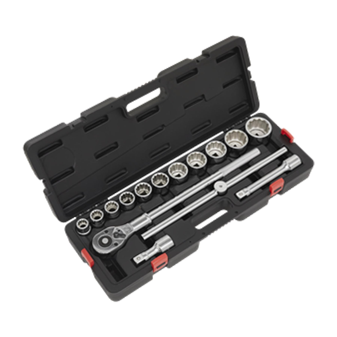 Sealey Socket Set 3/4"Sq Drive 12-point WallDrive 15pc Metric