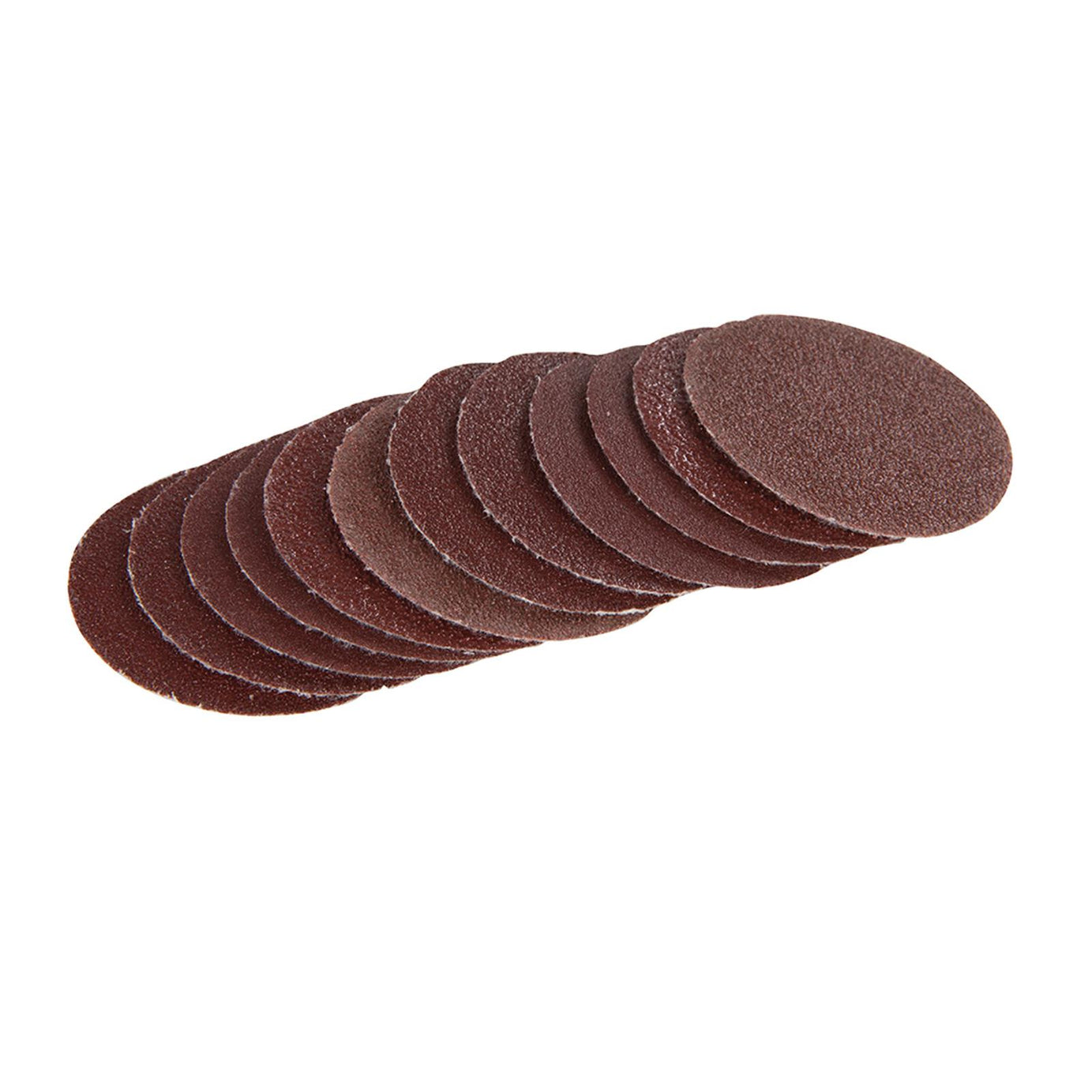 Self-Adhesive Sanding Discs 50mm 60Pk 20 x 60, 20 x 80, 20x120G Aluminium Oxide