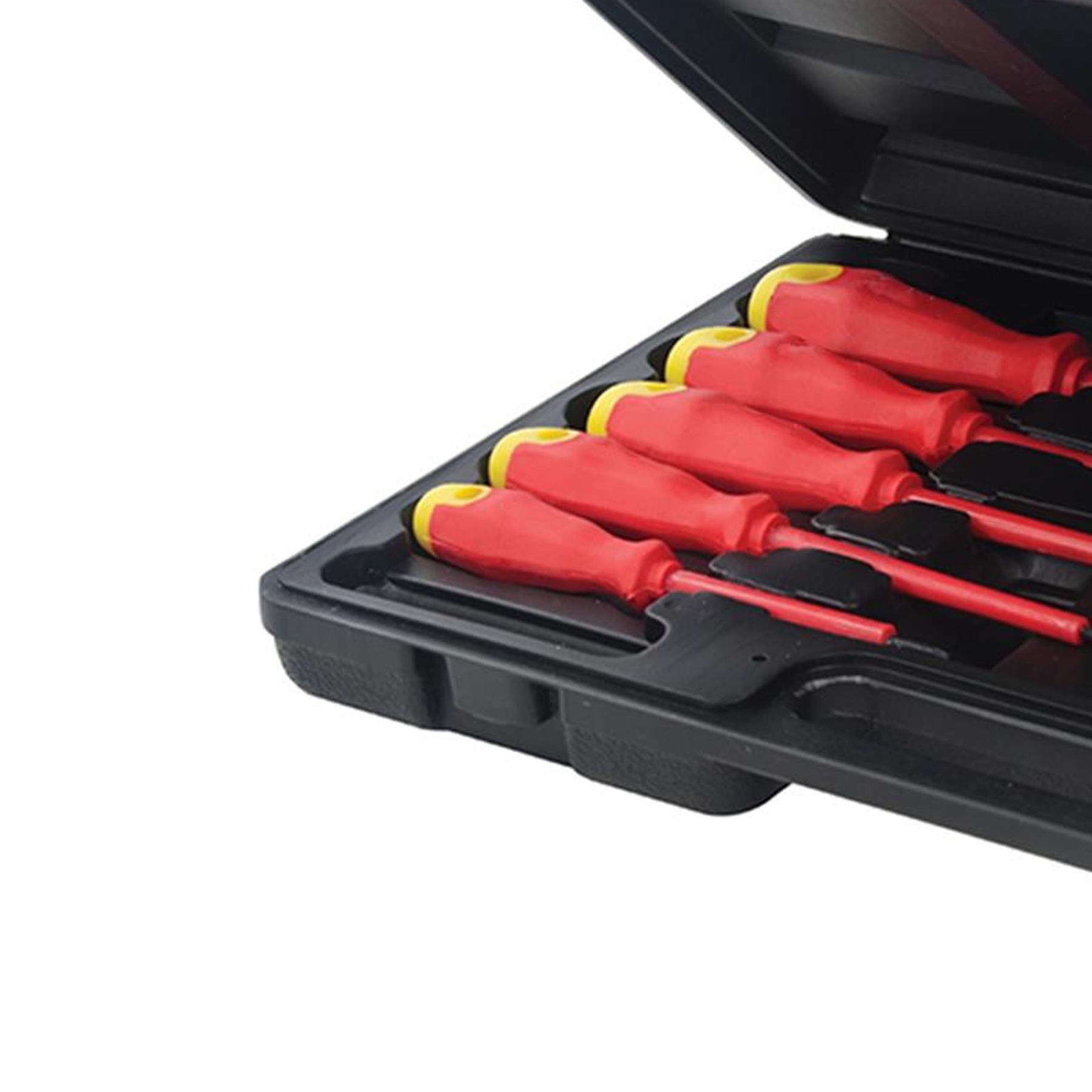 11pc Insulated Electrical Screwdriver Set Electrician Slotted Phillips Tool Case