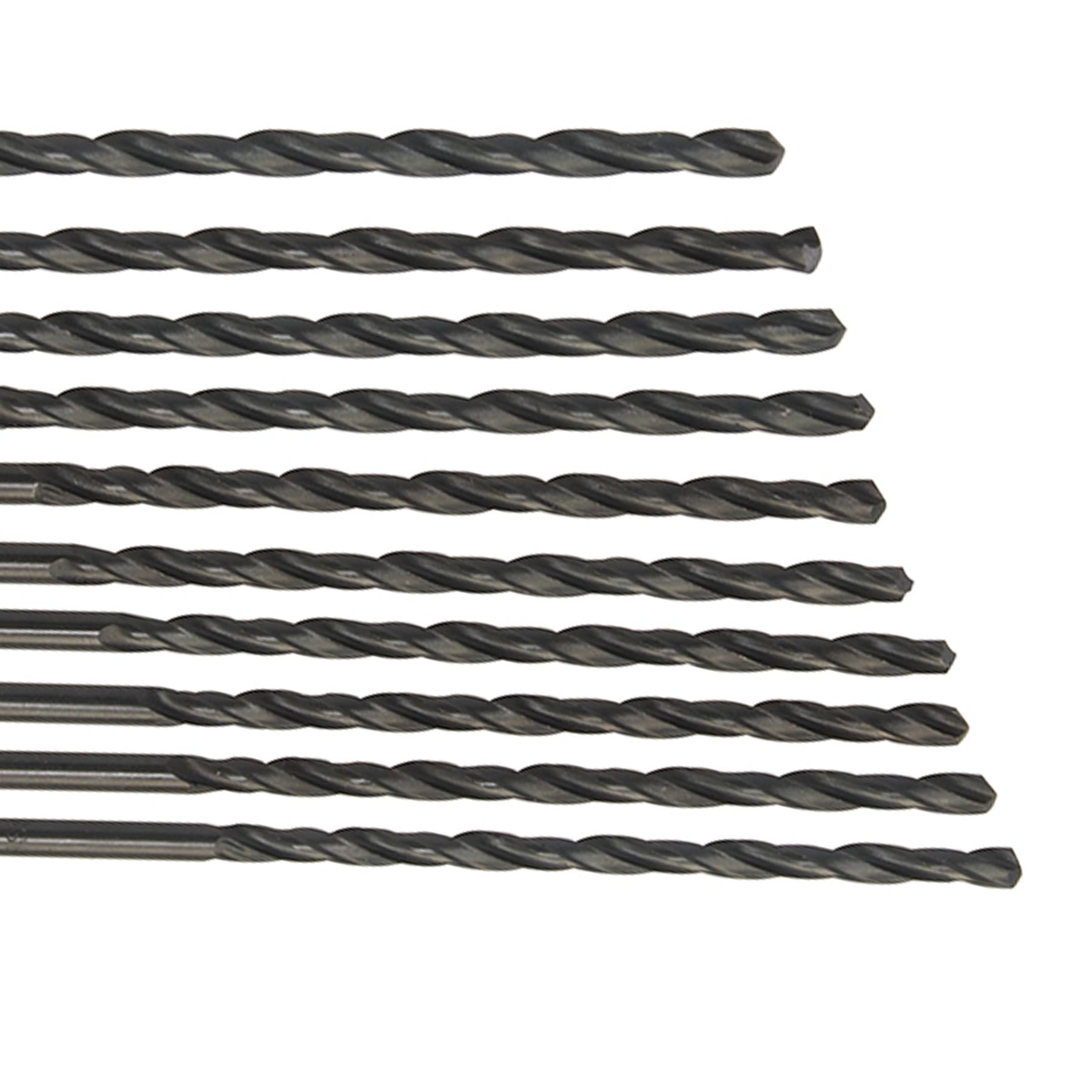 Long HSS Metric Jobber Drill Bits 4mm x 119mm Metal Steel Wood Plastic 10pk