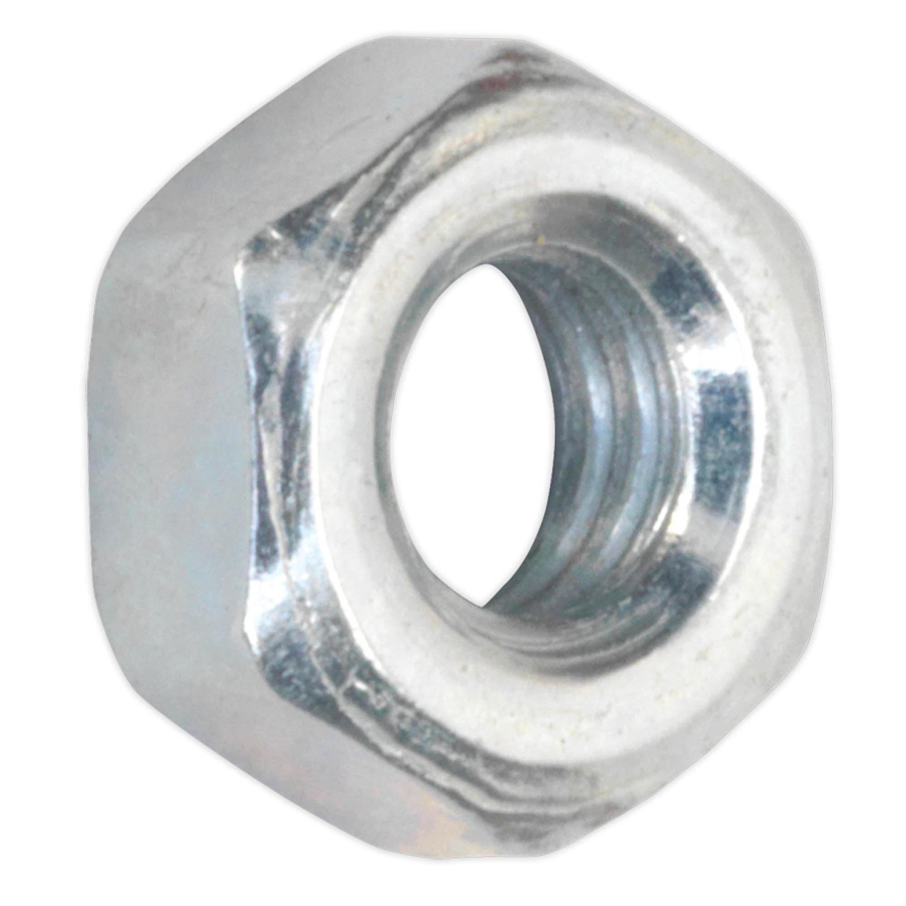 Sealey Steel Nut DIN 934 - M4 - Pack of 100
