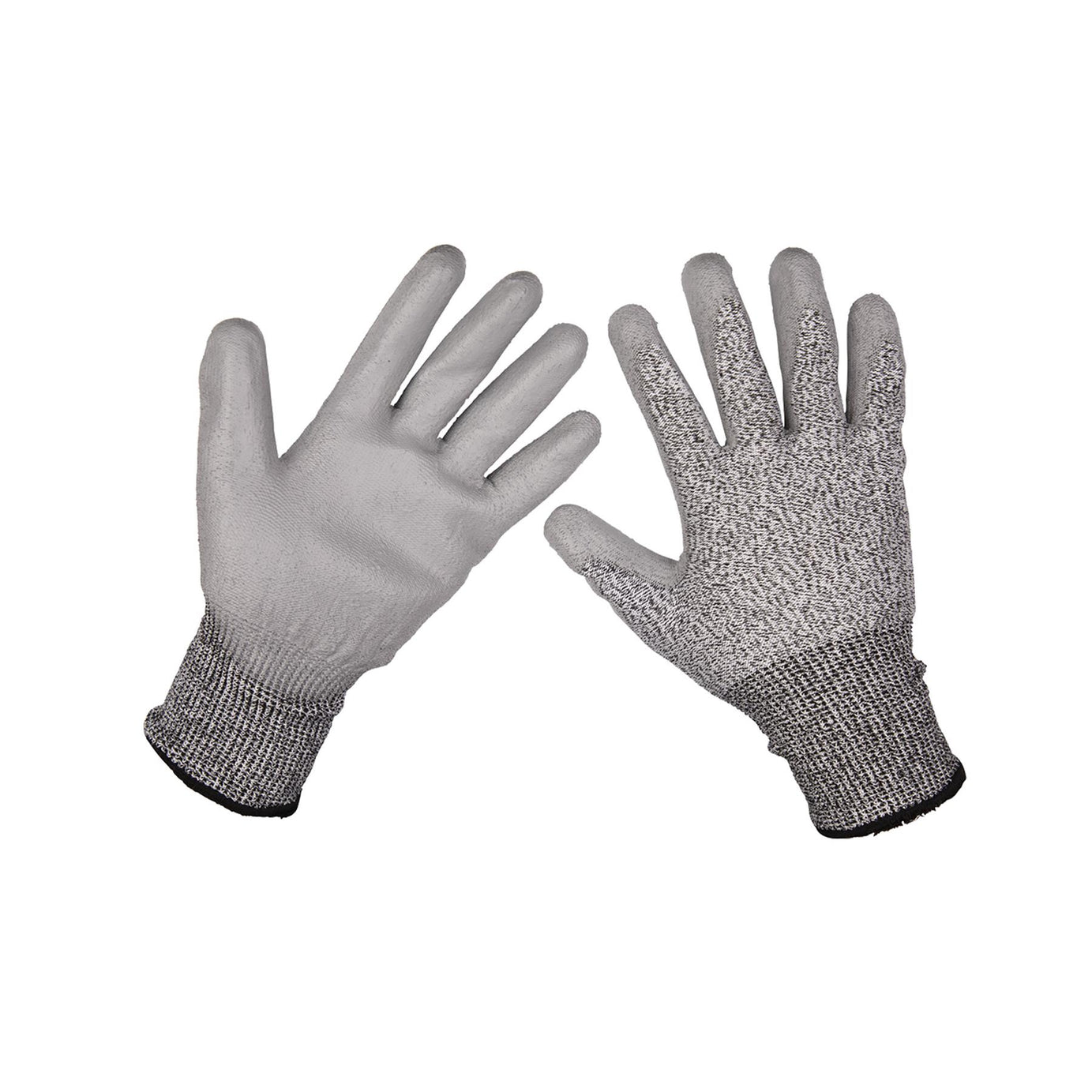 Sealey Anti-Cut PU Gloves (Cut Level C - X-Large) - Pair