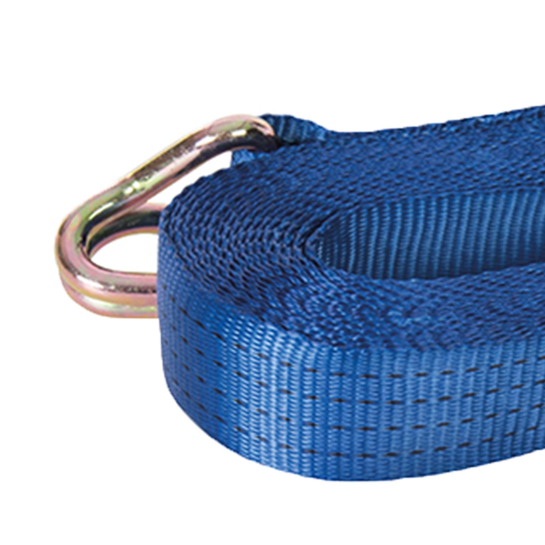 Ratchet Tie Down Strap J-Hook 8M X 50mm Rated 1300Kg Capacity 3900Kg