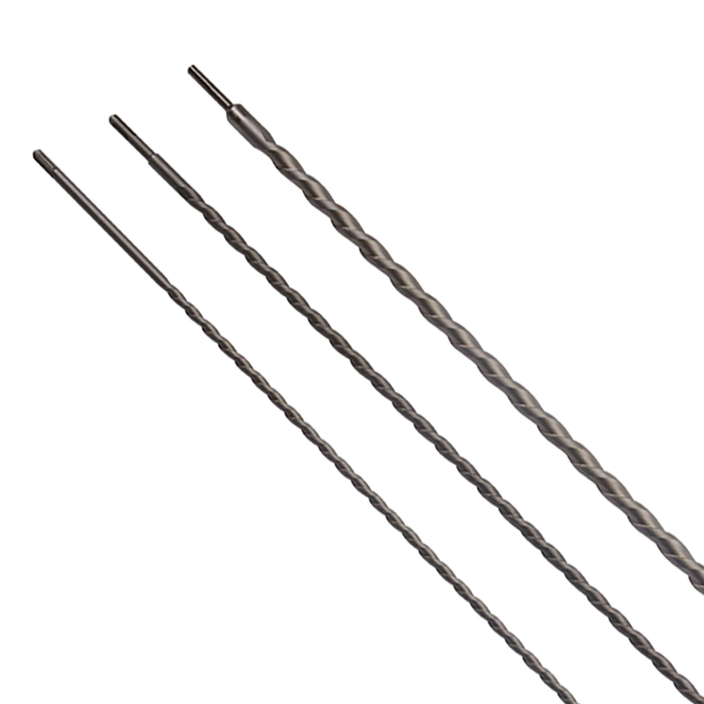 3Pce SDS Plus Masonry Drill & Steel Set 1000 mm Tungsten Carbide Tip