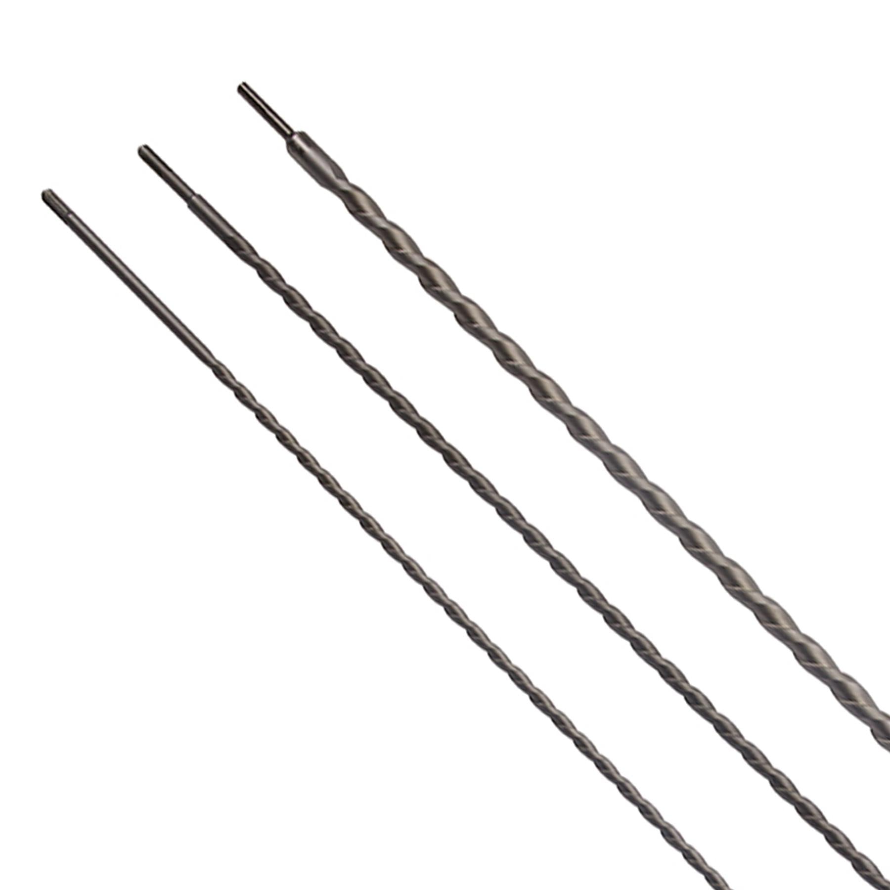 3Pce SDS Plus Masonry Drill & Steel Set 1000 mm Tungsten Carbide Tip