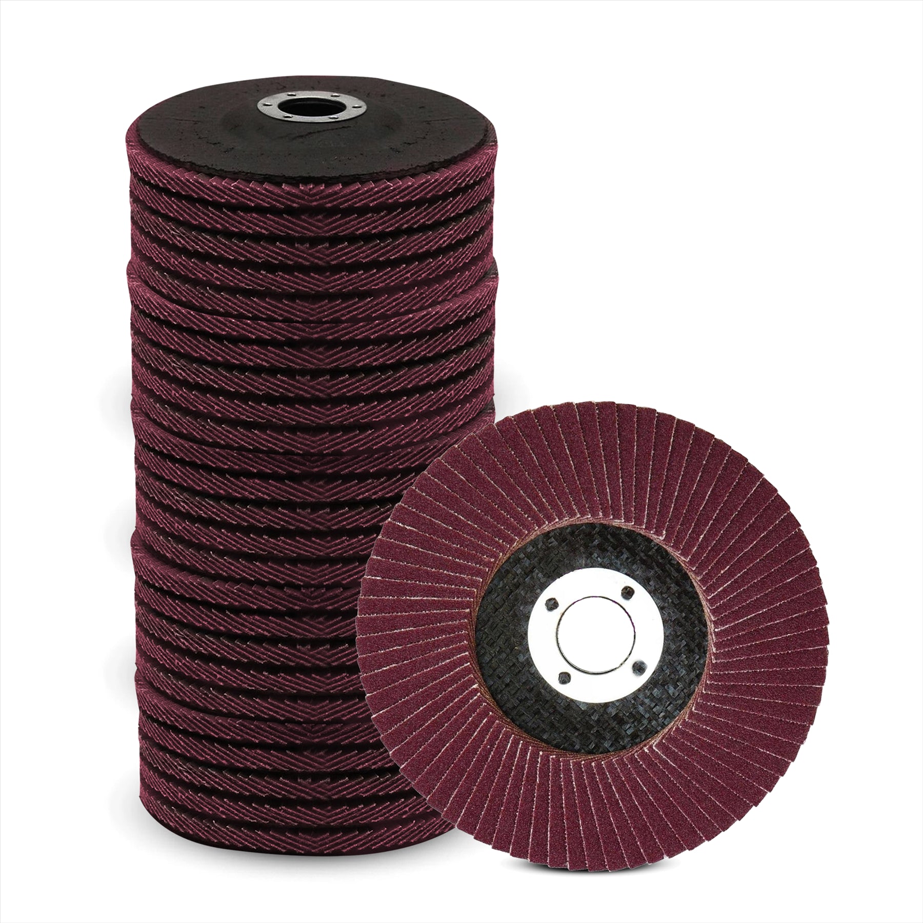 115mm 4.5'' 60 Grit 25 PCAngle Grinder Aluminium Oxide FLAP DISCS Grinding Wheel