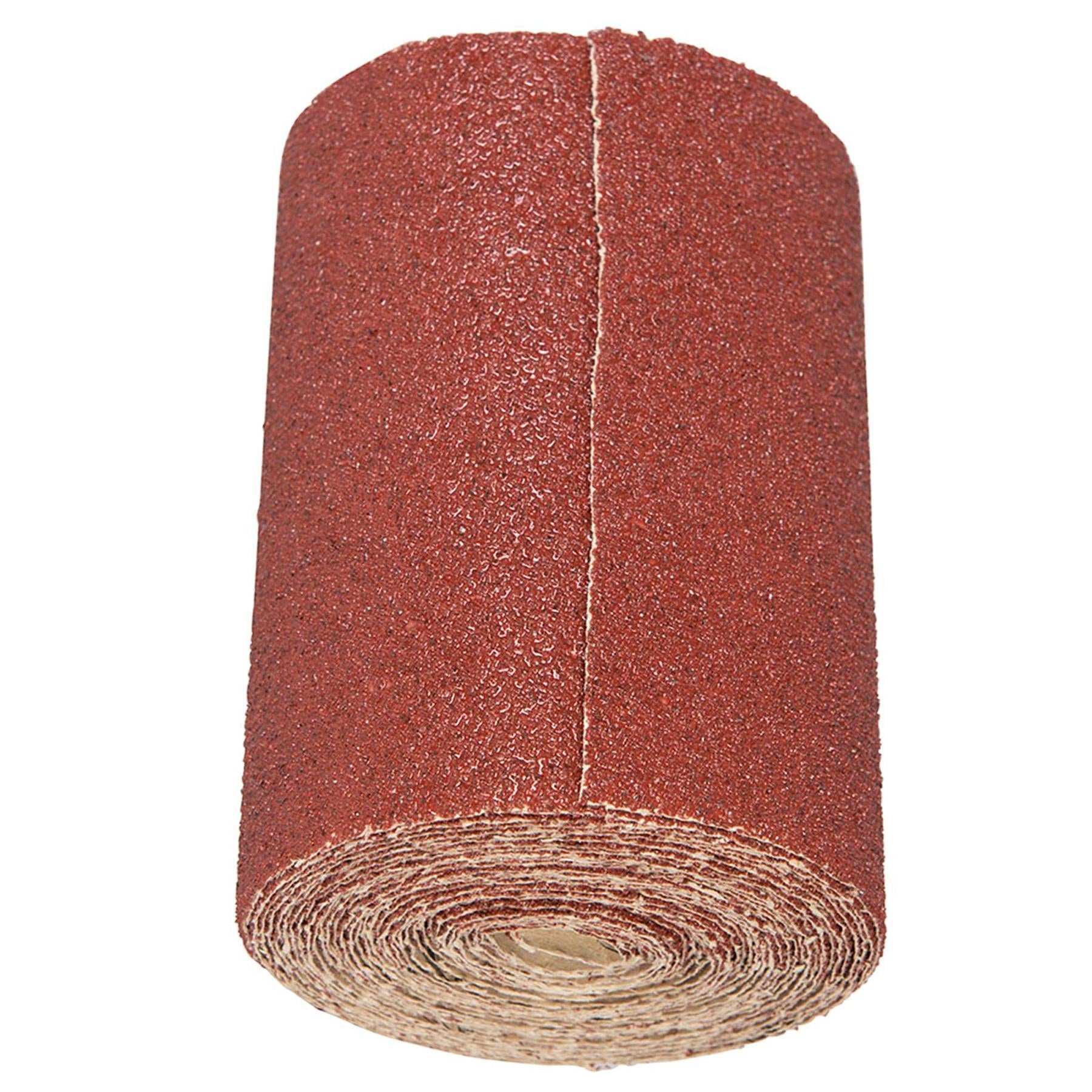 5m RED ALUMINIUM OXIDE SANDING ROLL GRIT 80 SANDPAPER SAND WOODWORK