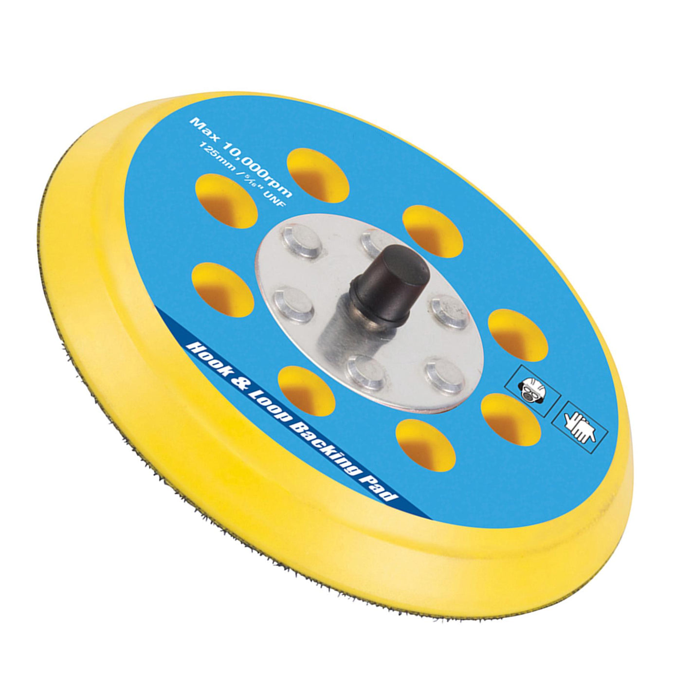 Hook & Loop Backing Pad 125mm / 5/16" Unf Polishing With Semi-Flexible Edge