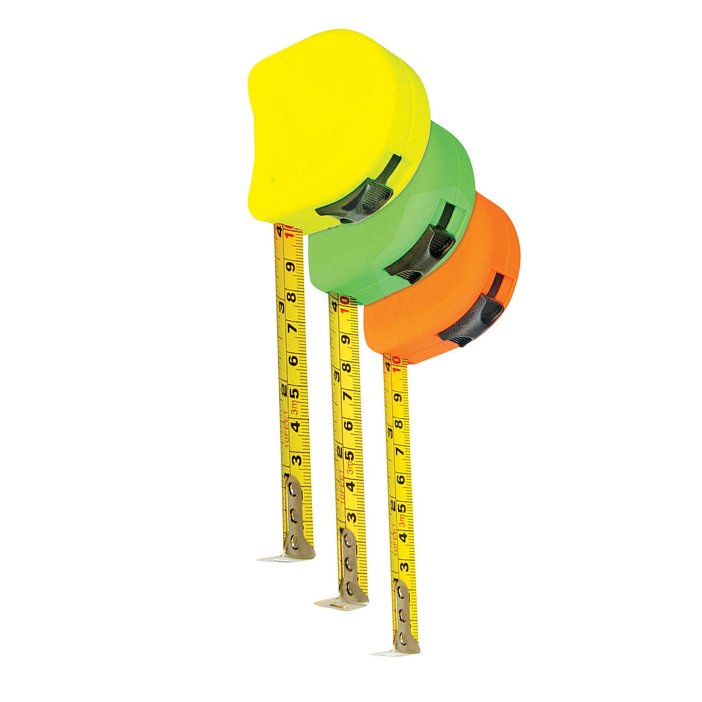 18Pce Hi-Vis Contour Tape Display Box 8M X 25mm Hgih Quality Tools New