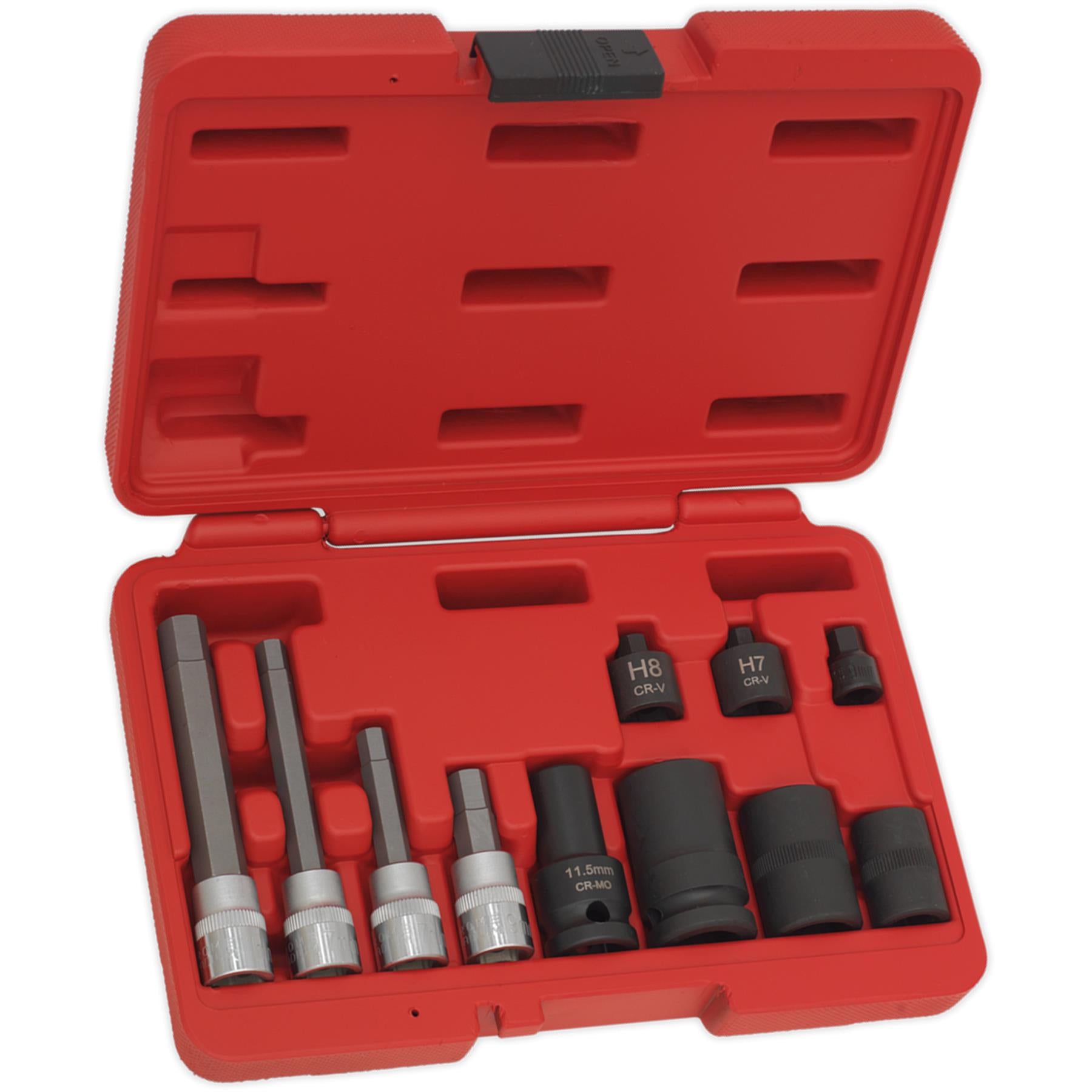 Sealey Brake Caliper Socket Set 11pc